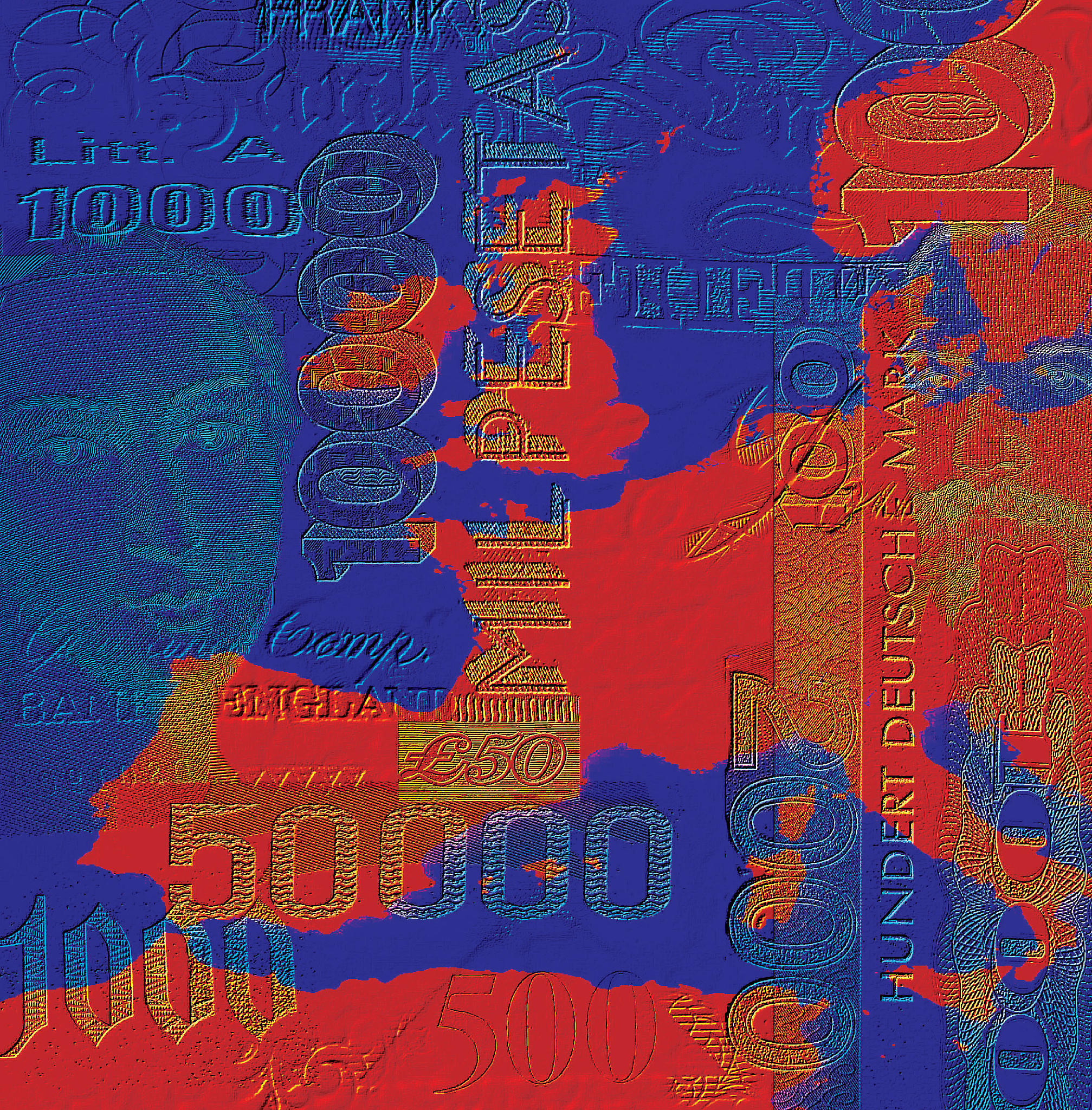 european financial map