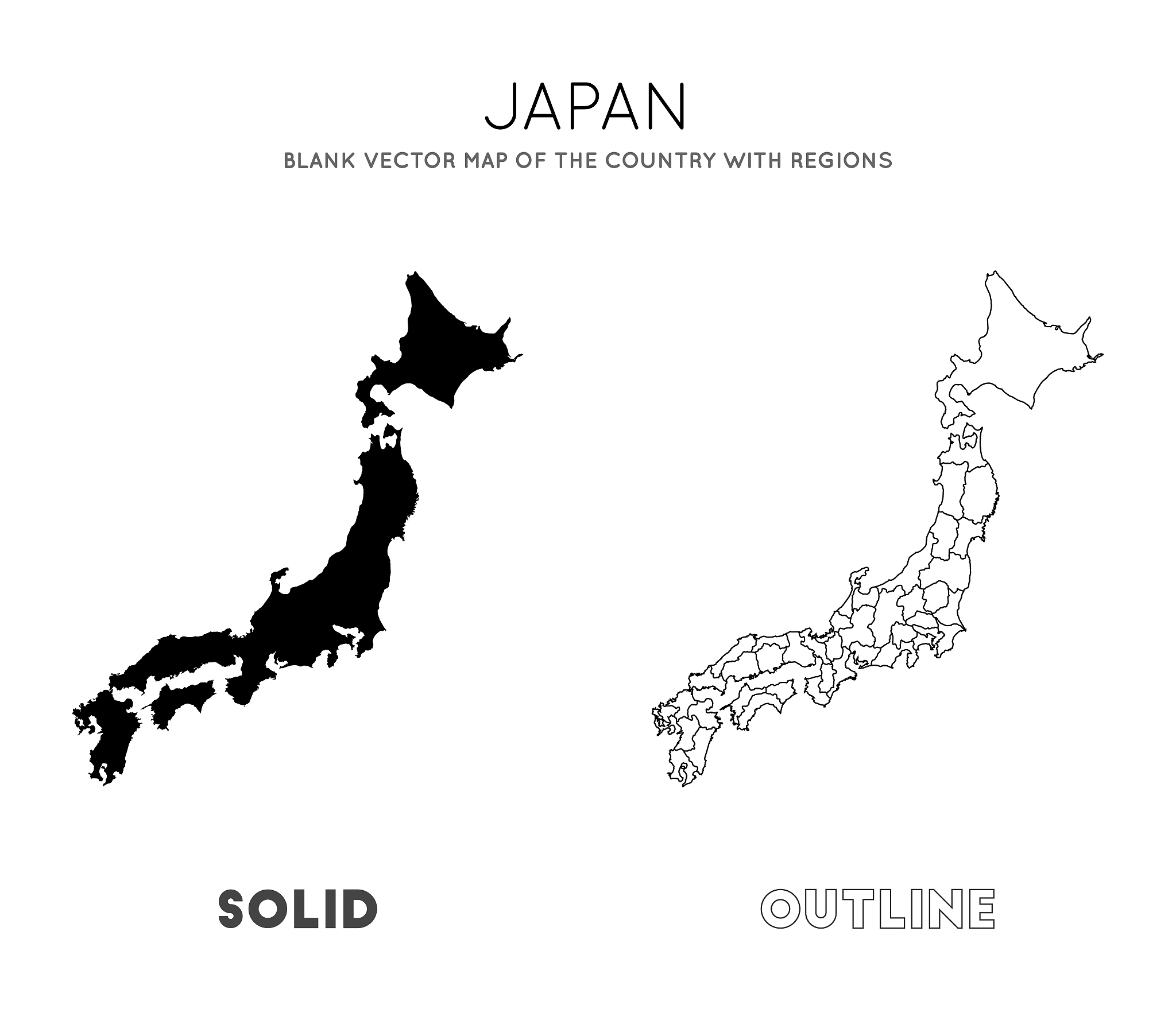 japan map.