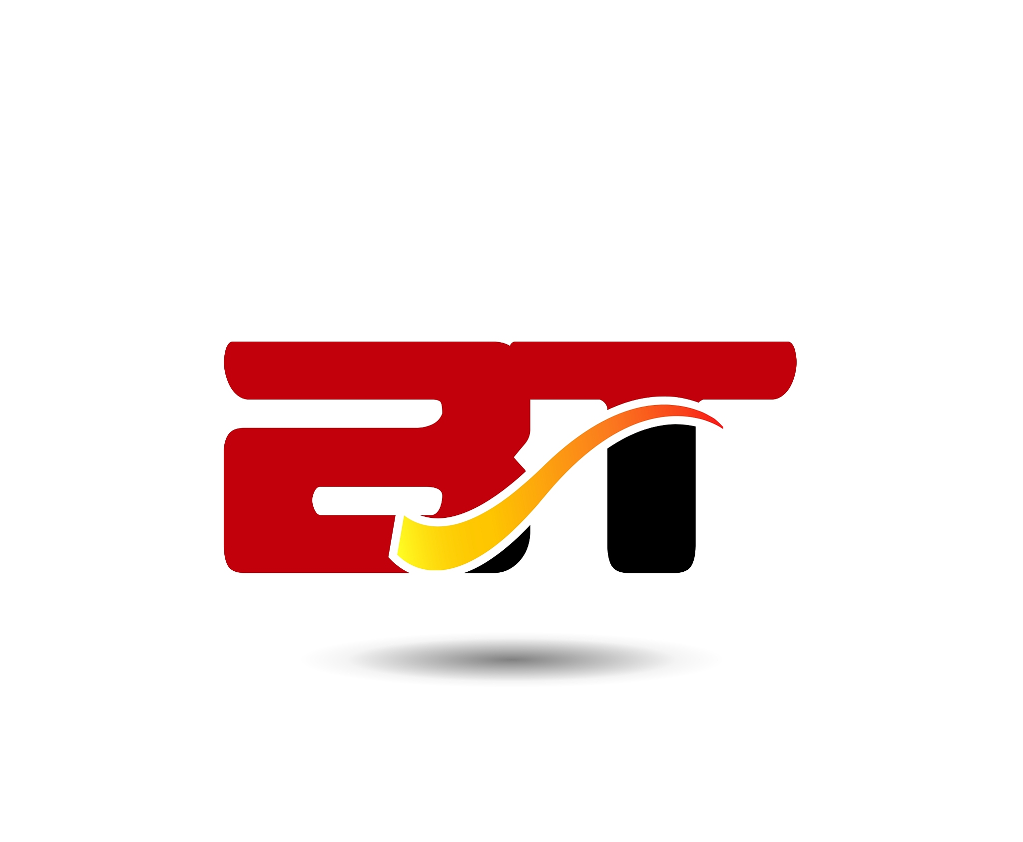 number 21 swoosh design template logo