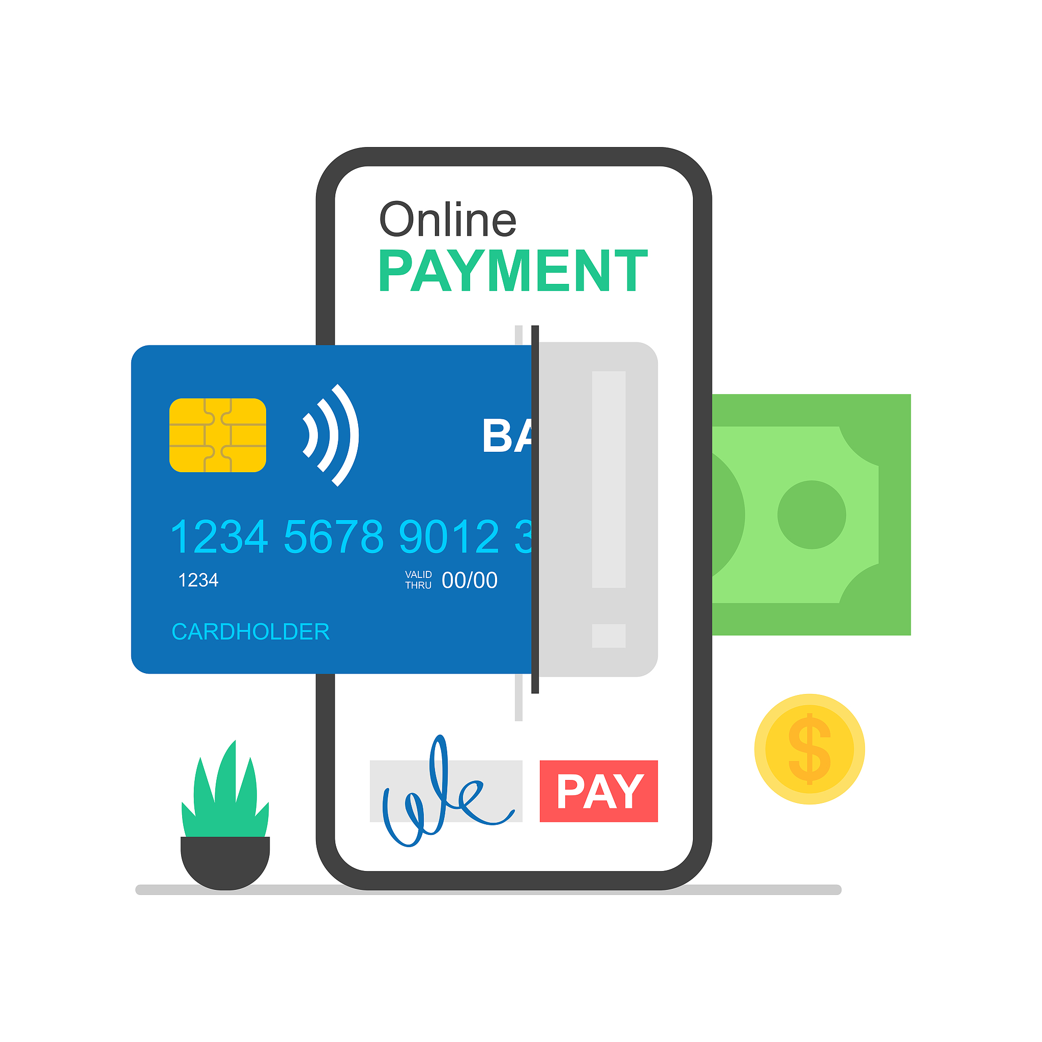 online payment concept