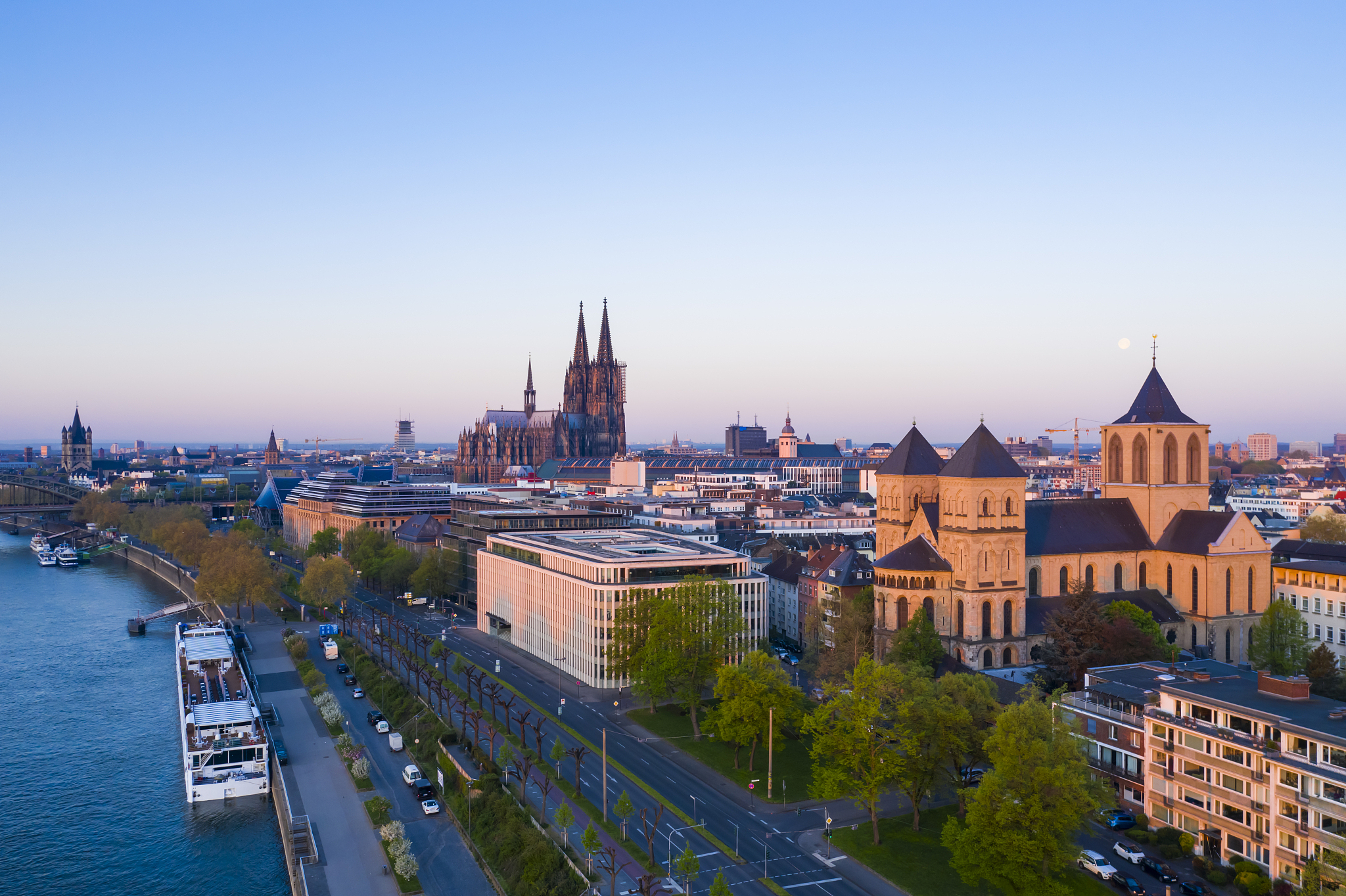 cologne at sunrise