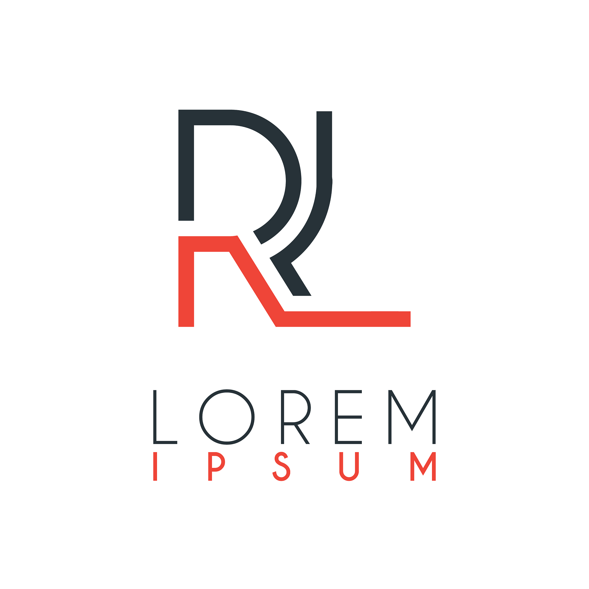 the logo between letter r and letter l or rl