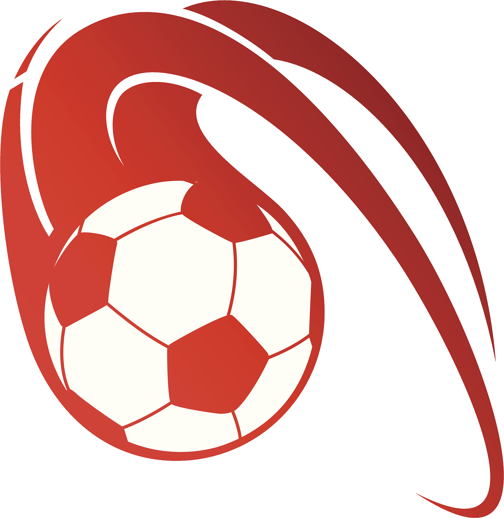 flaming soccer ball