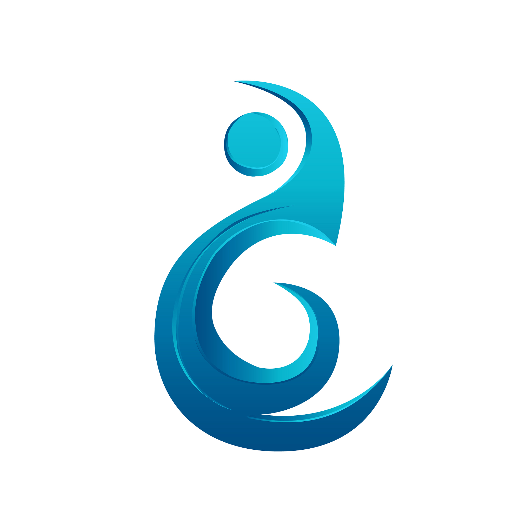 logo element water aqua design