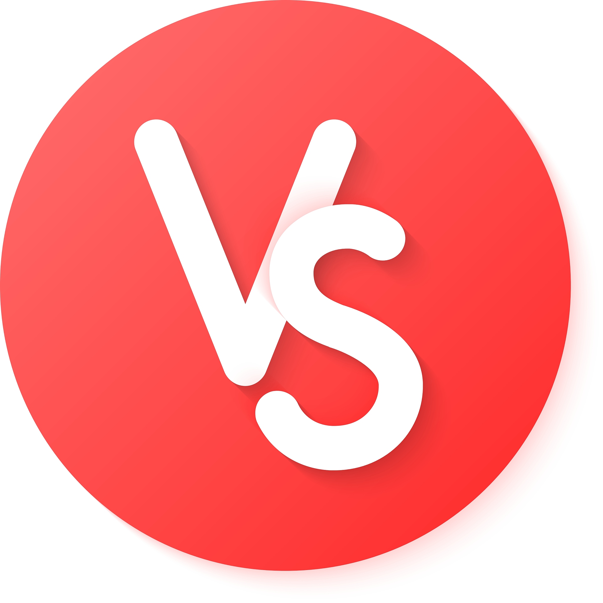 red circle versus emblem like confrontation
