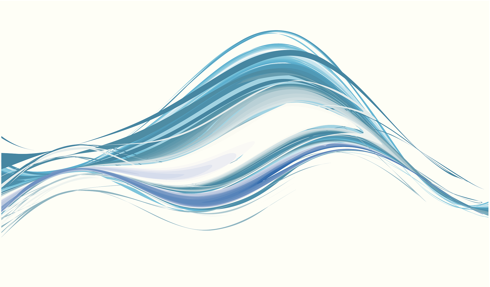 abstract blue wave vector