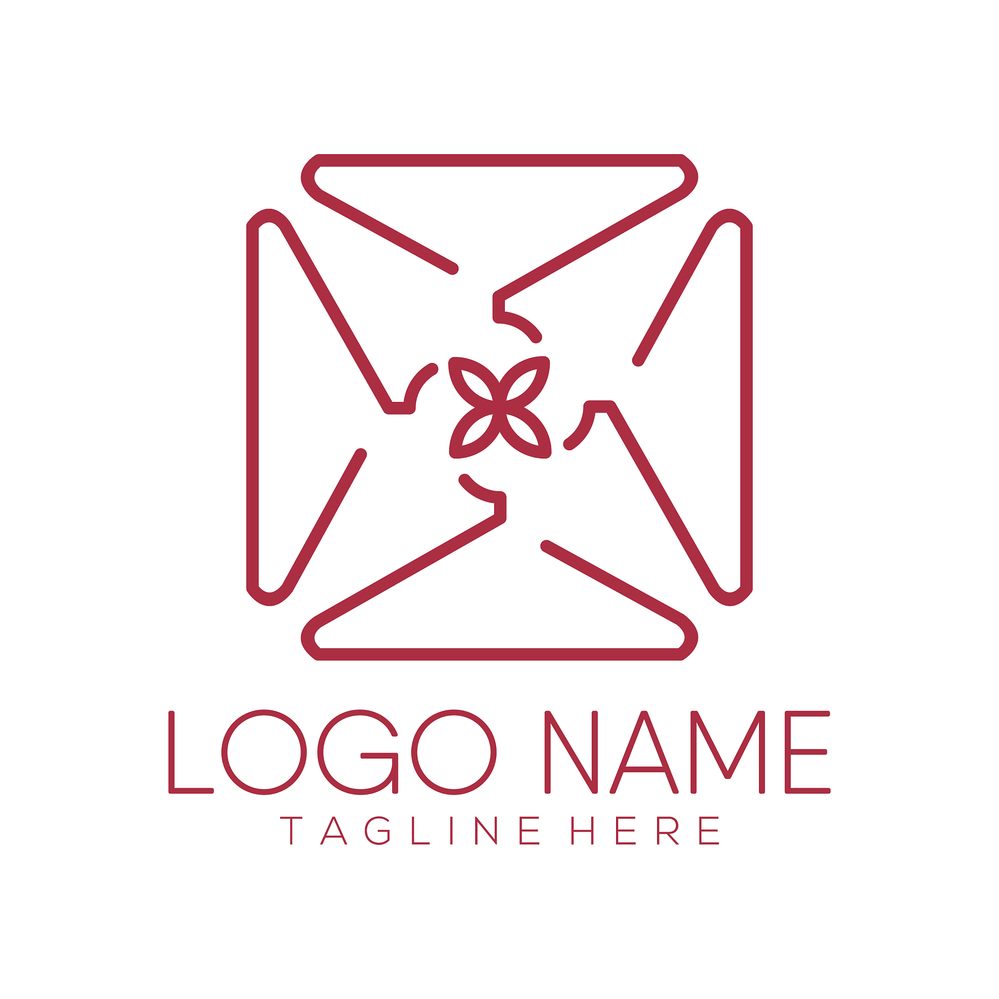 women fashion logo and icon design
