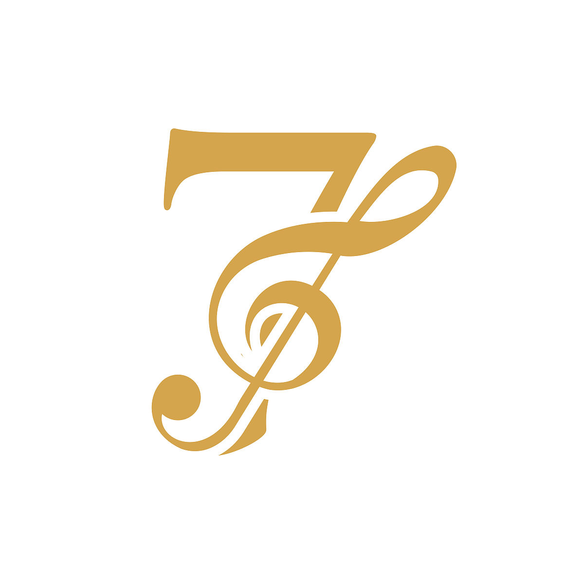音乐标志在字母7概念.7音乐音符符号,声音音乐旋律模板