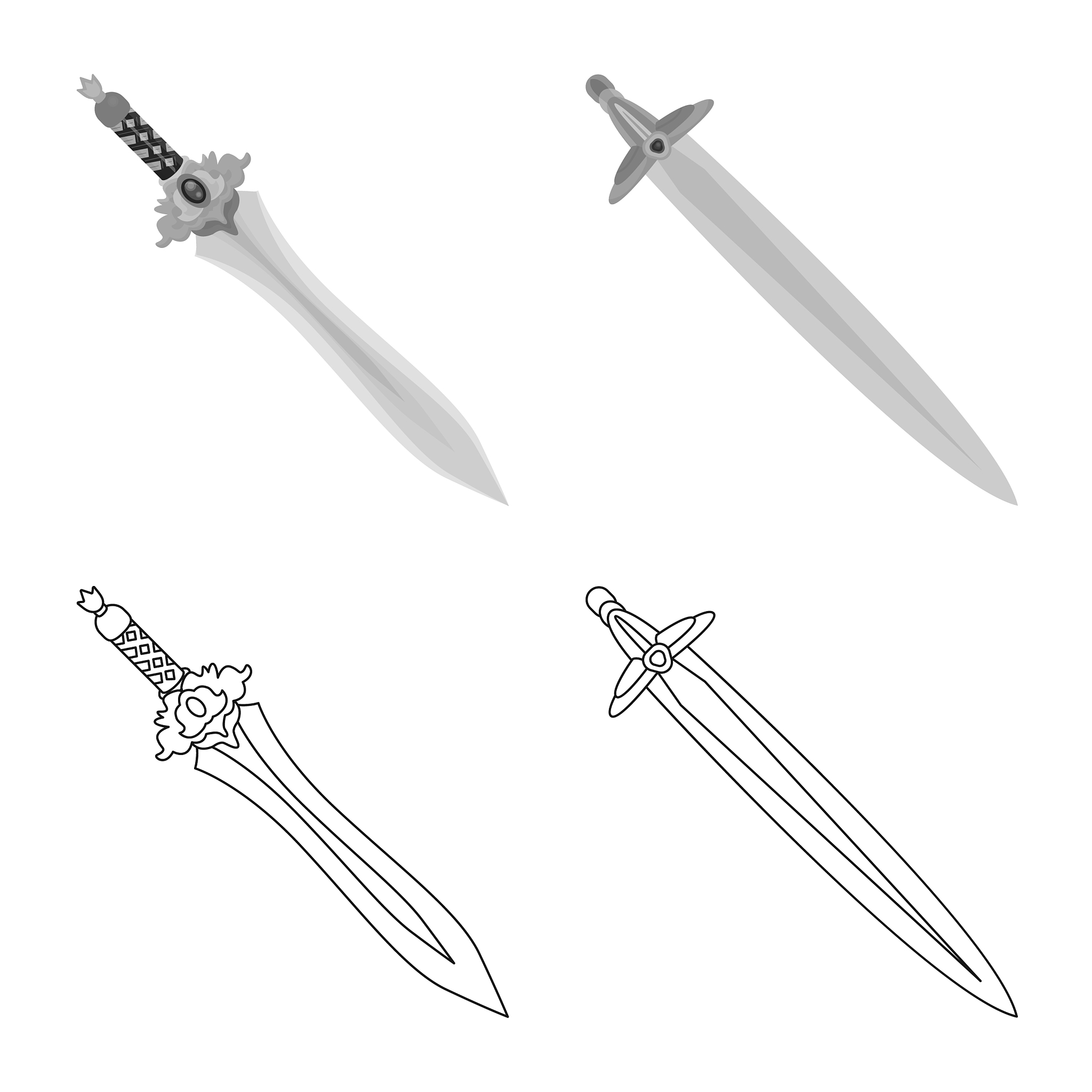 design game and armor icon set game