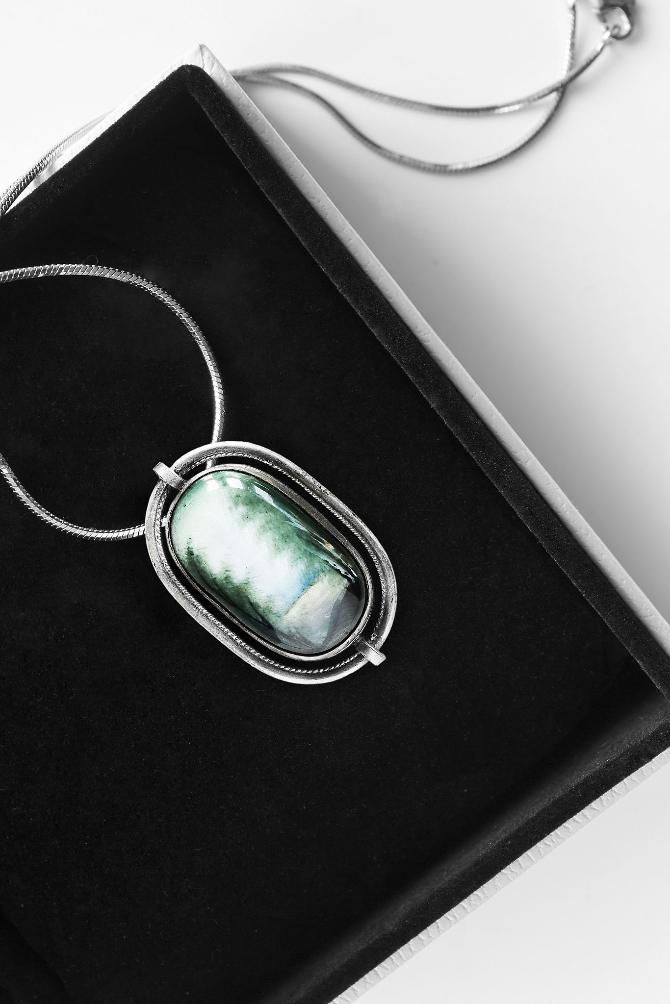 necklace in box