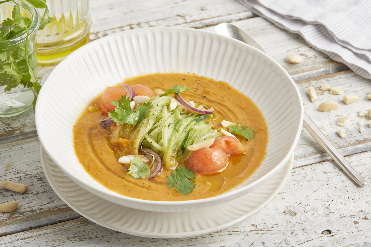 Thai tom yum soup