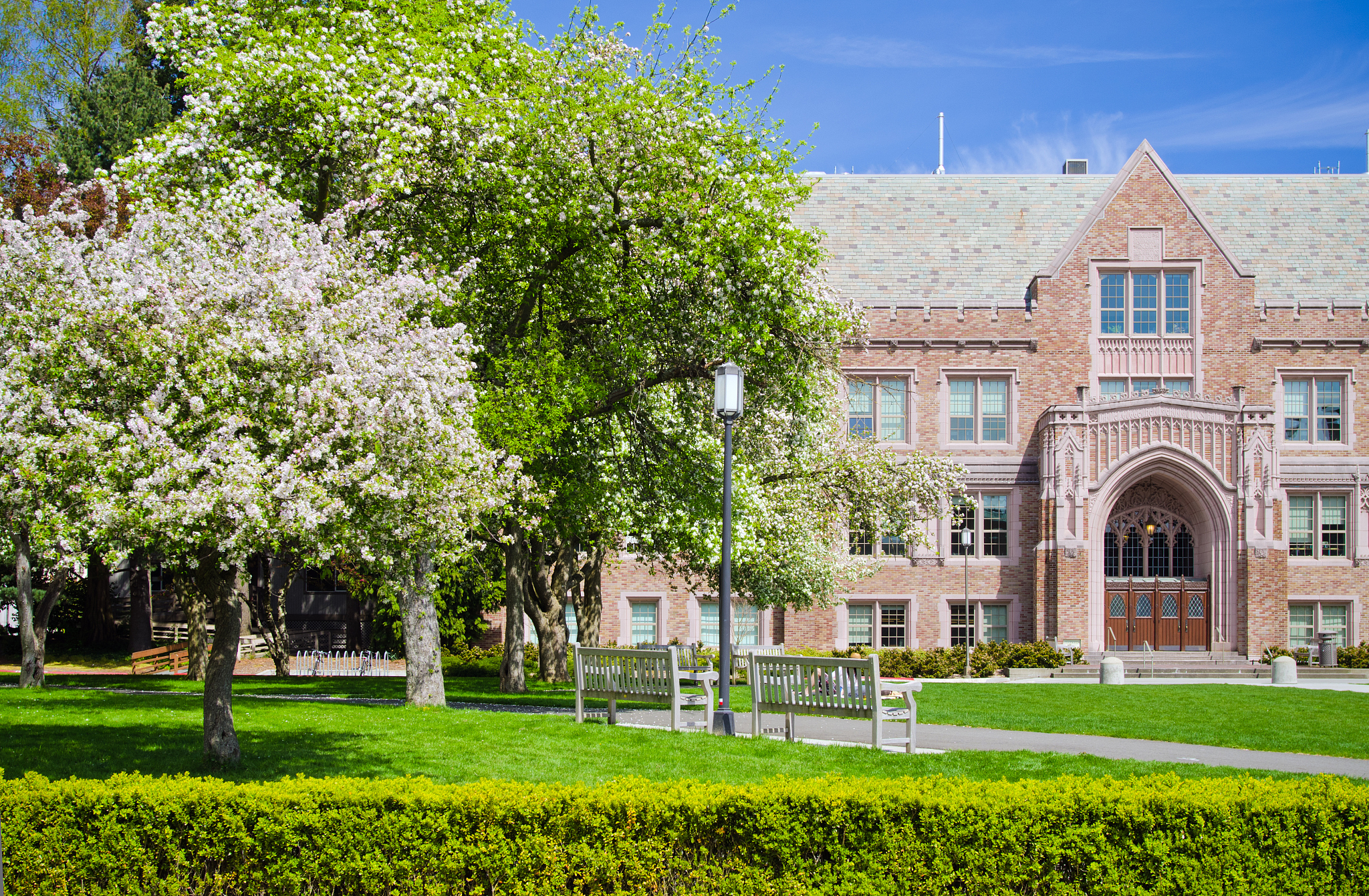 building on university of washington campus in seattle, wa