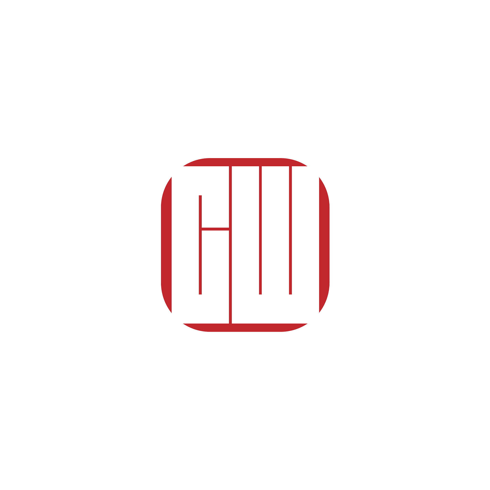 initial letter cw logo template design