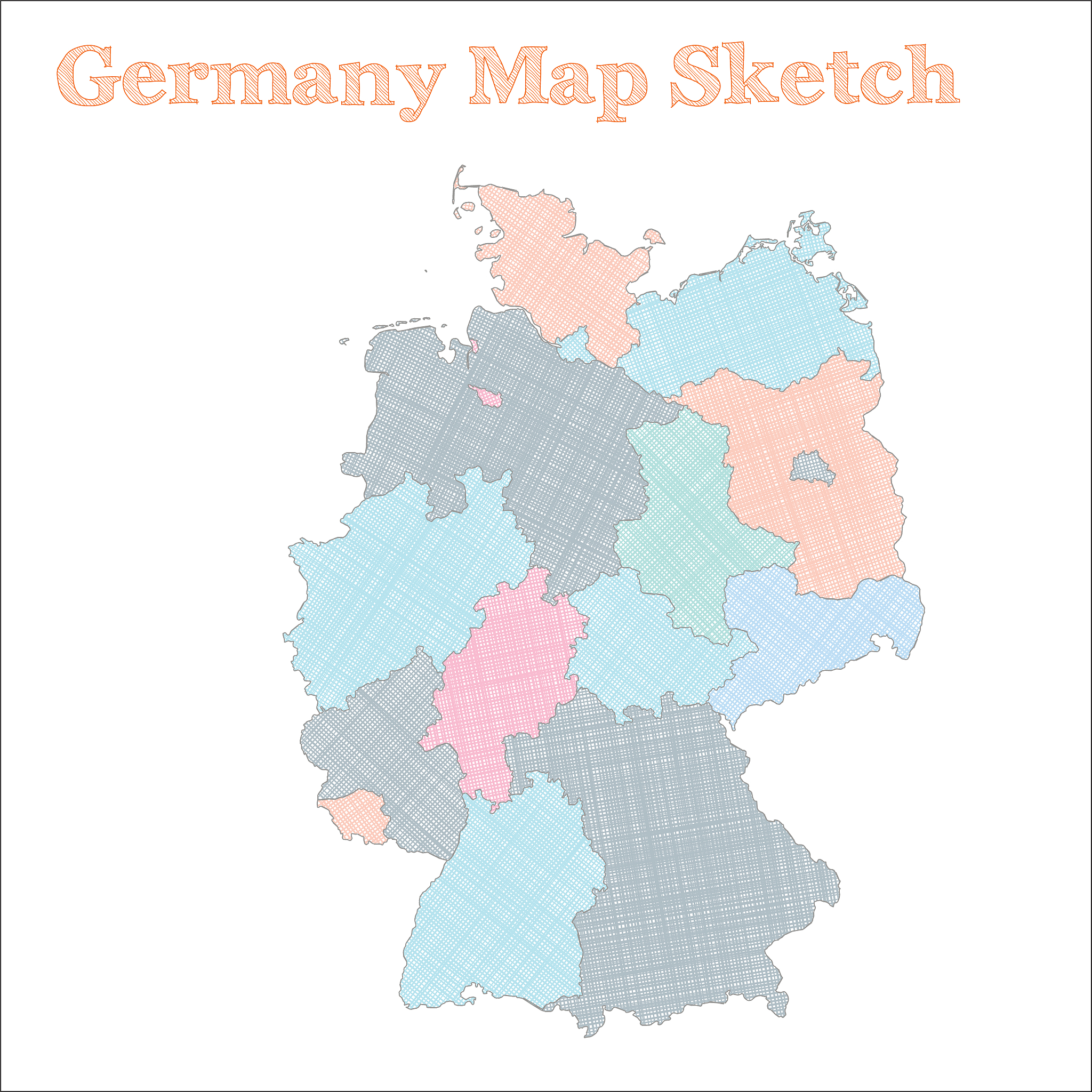 germany map.