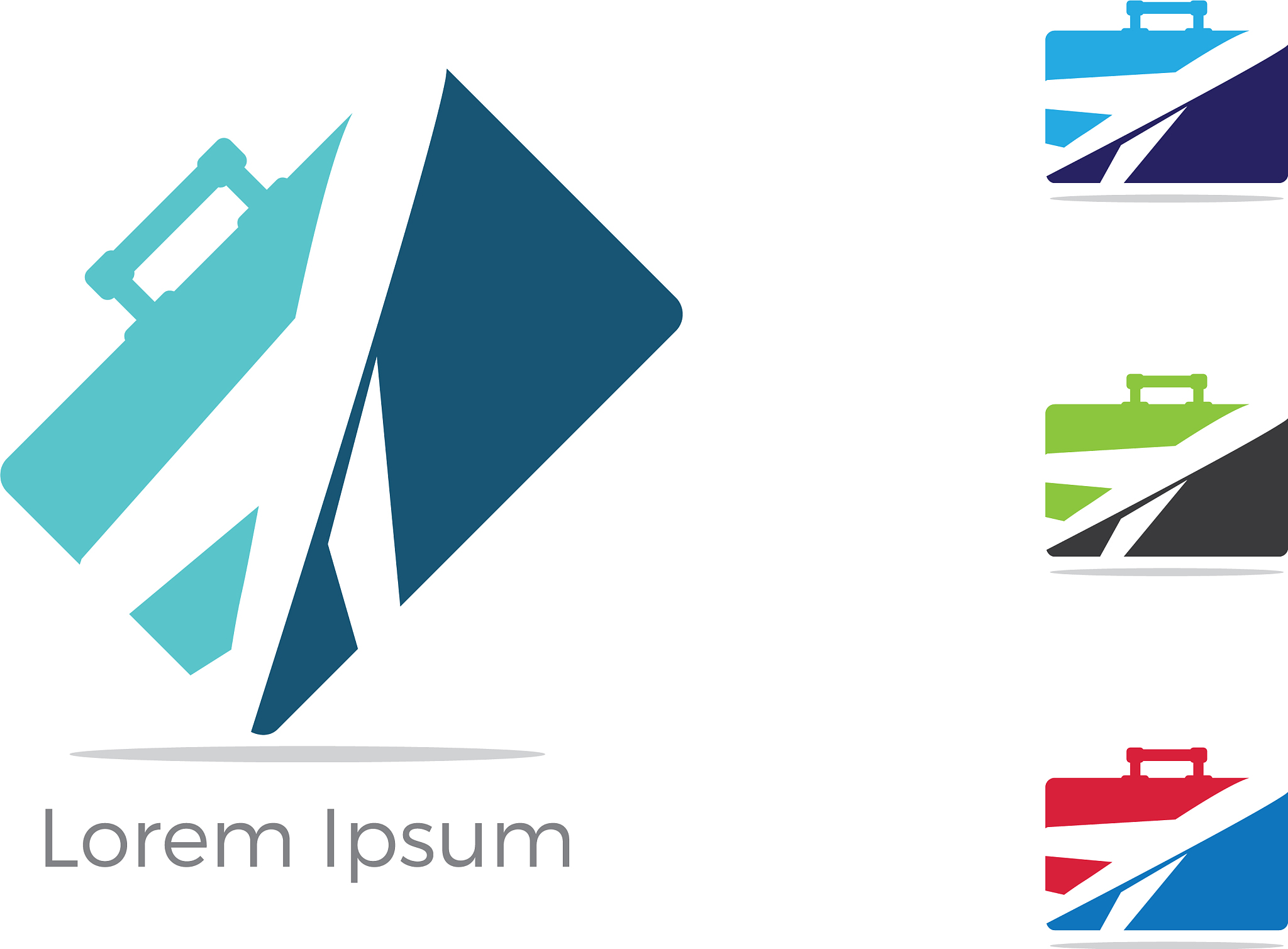 travel bag logo design