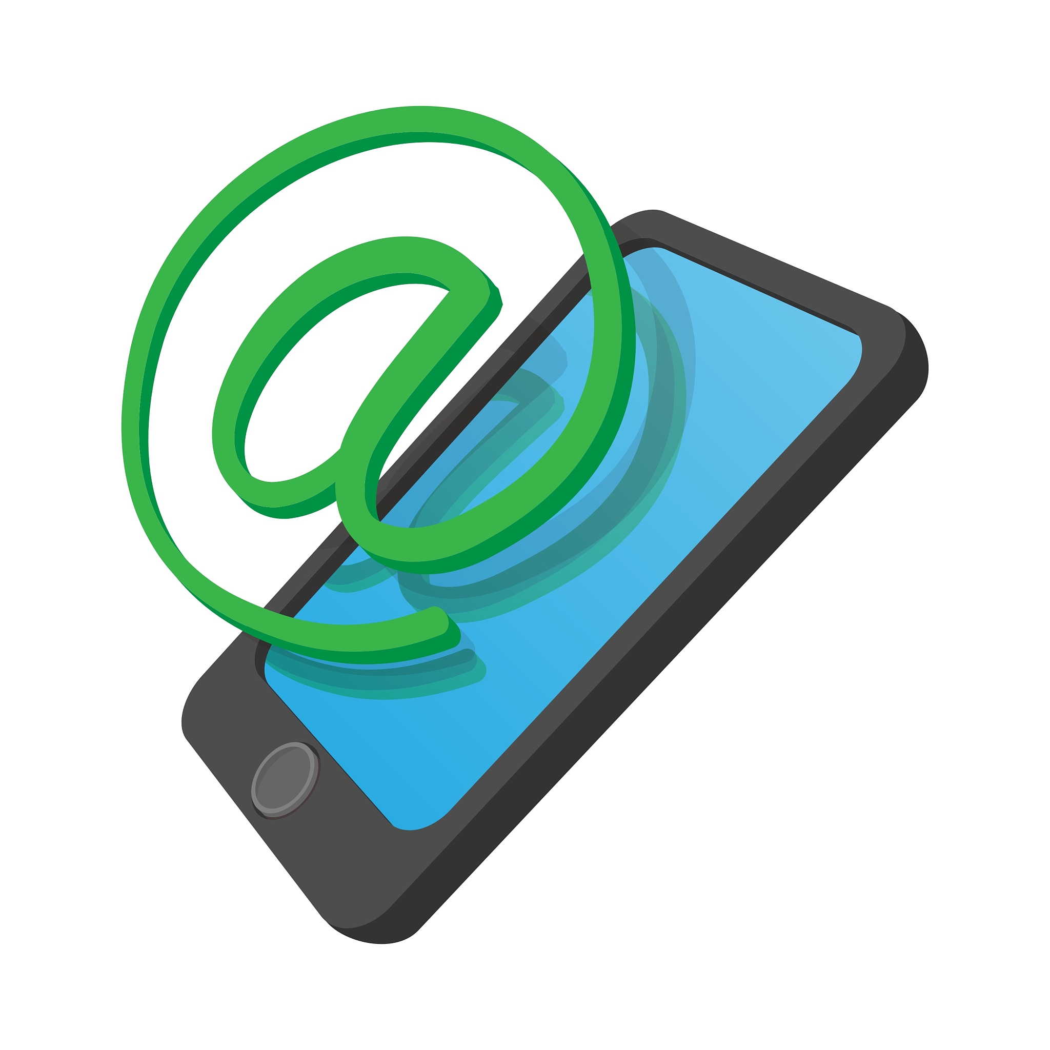 phone internet connection cartoon icon