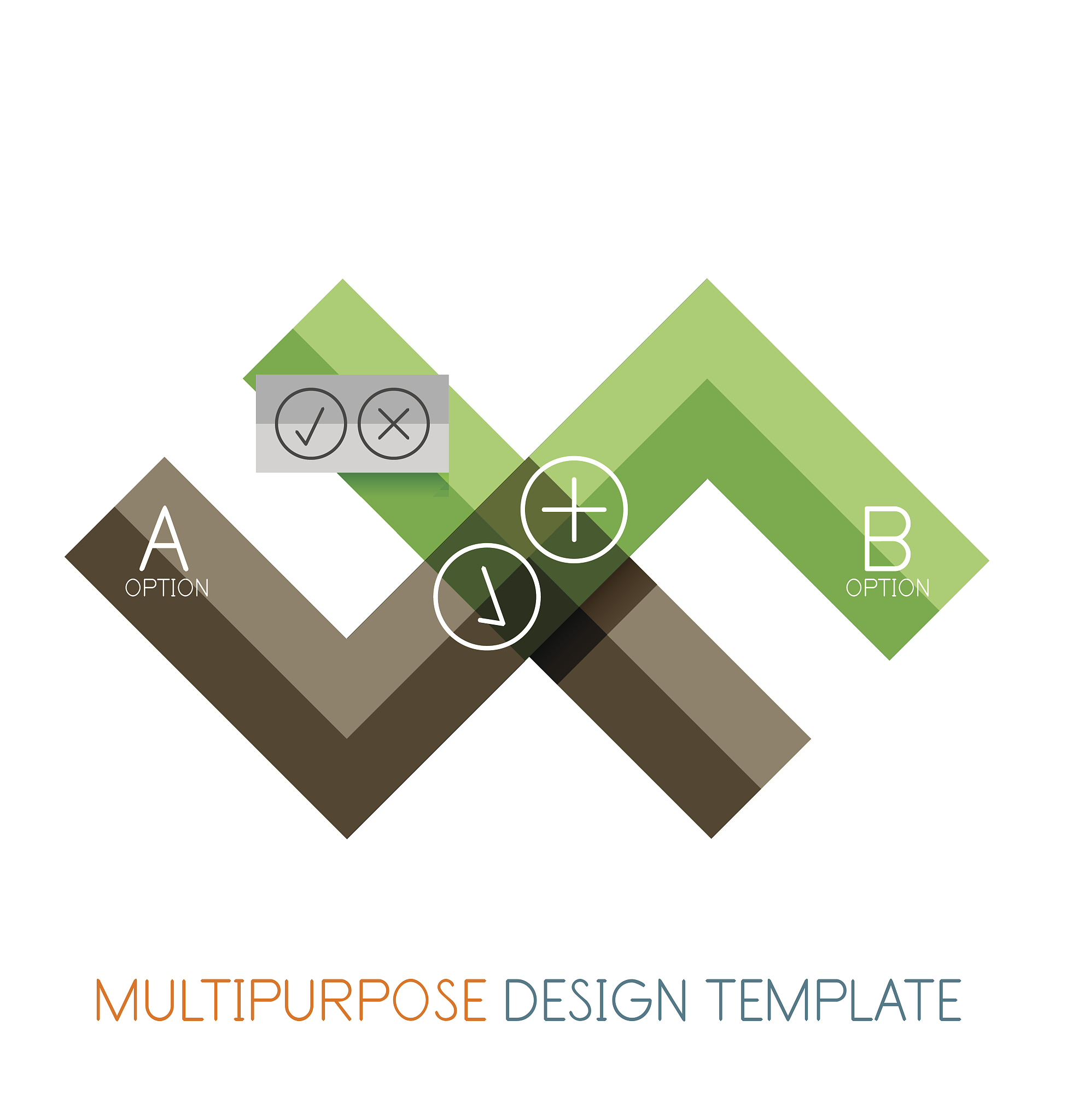 business stripes presentation design template