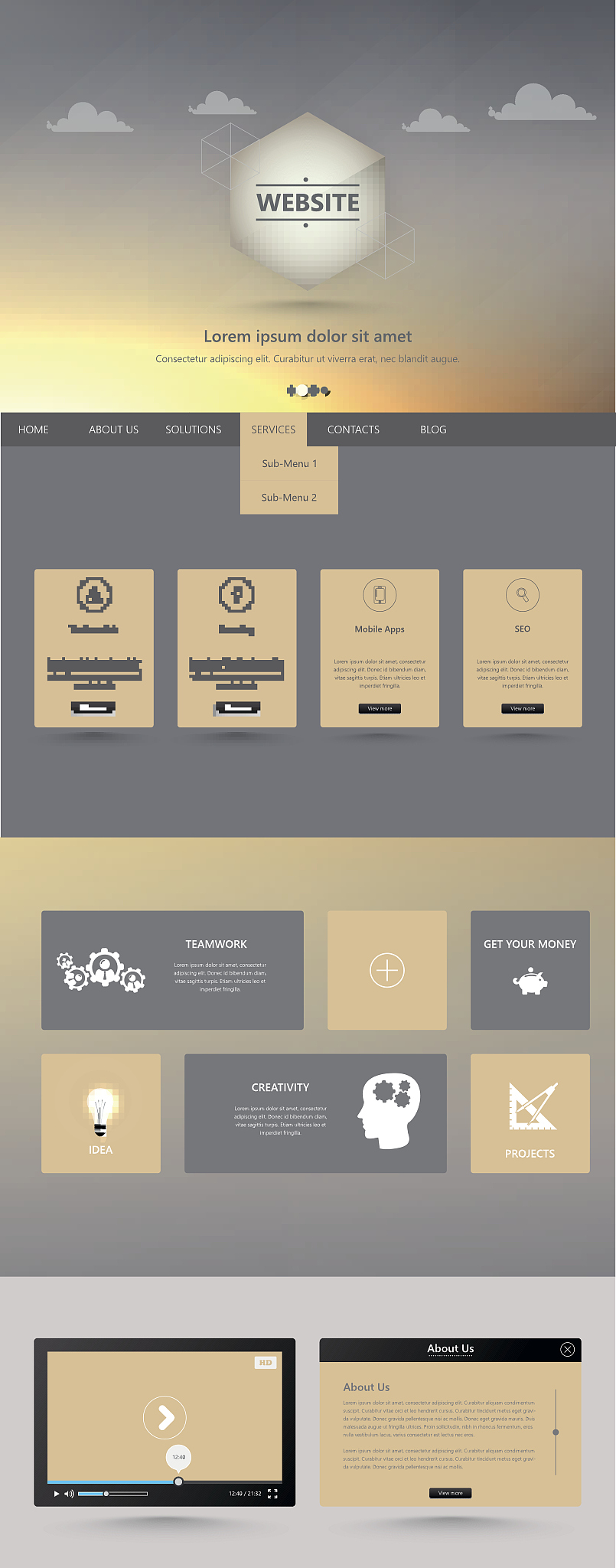 website template