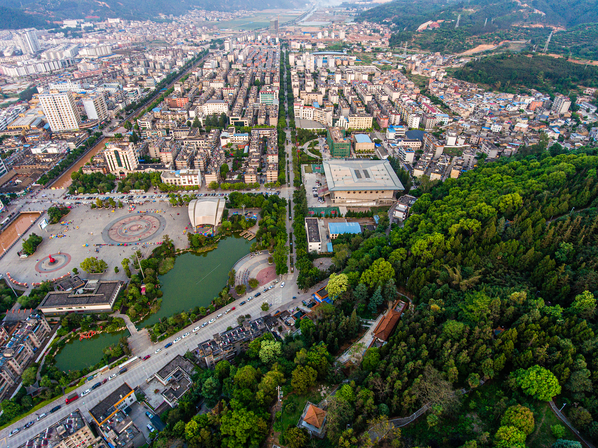 云南省玉溪市峨山县城市风光