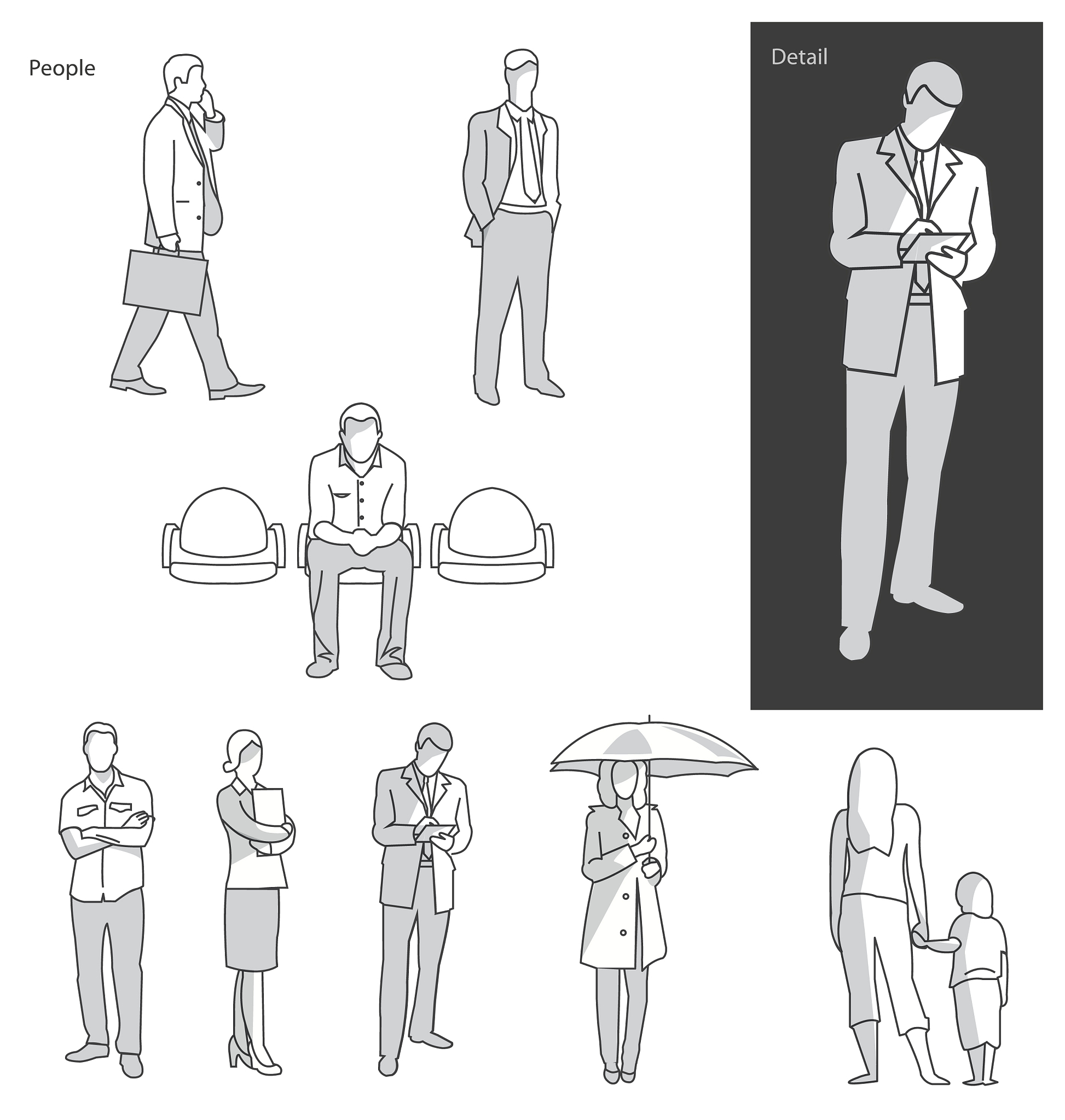 人物行为中的细节细节