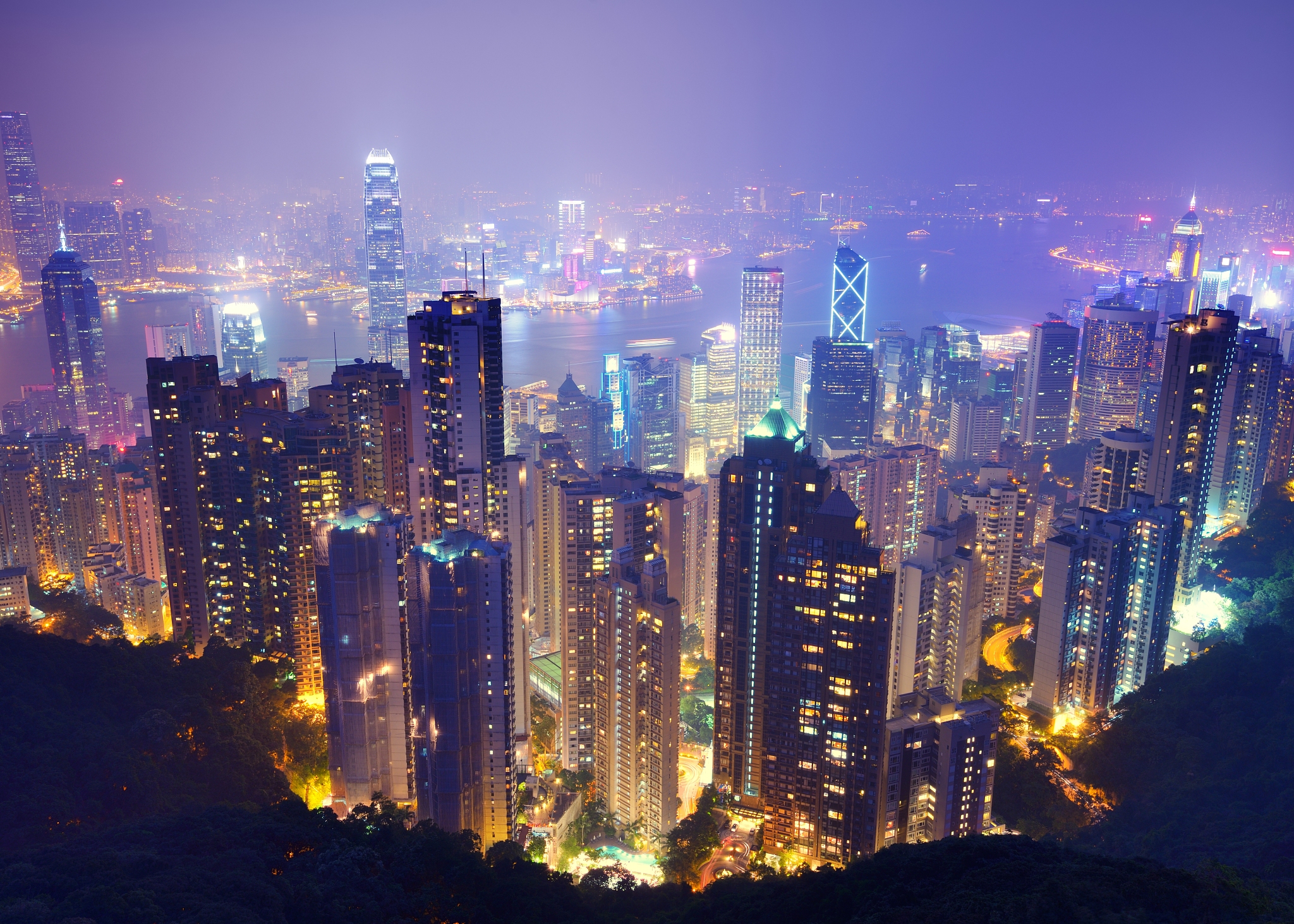 hong kong skyline