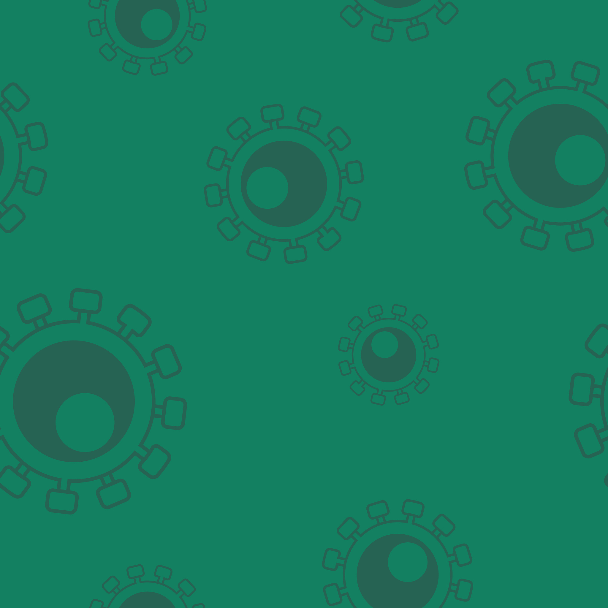 seamless pattern with coronavirus