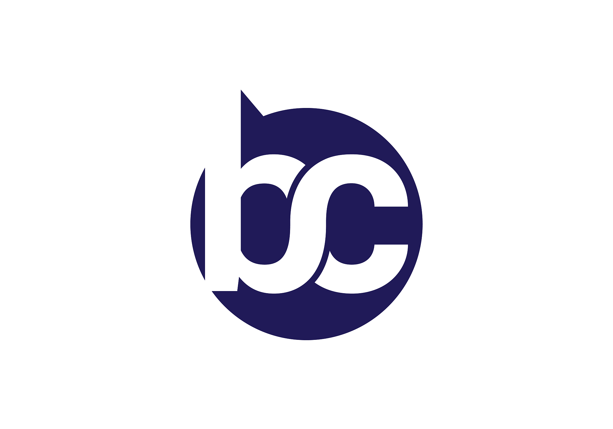b c, bc initial letter logo design vector template, graphic alph