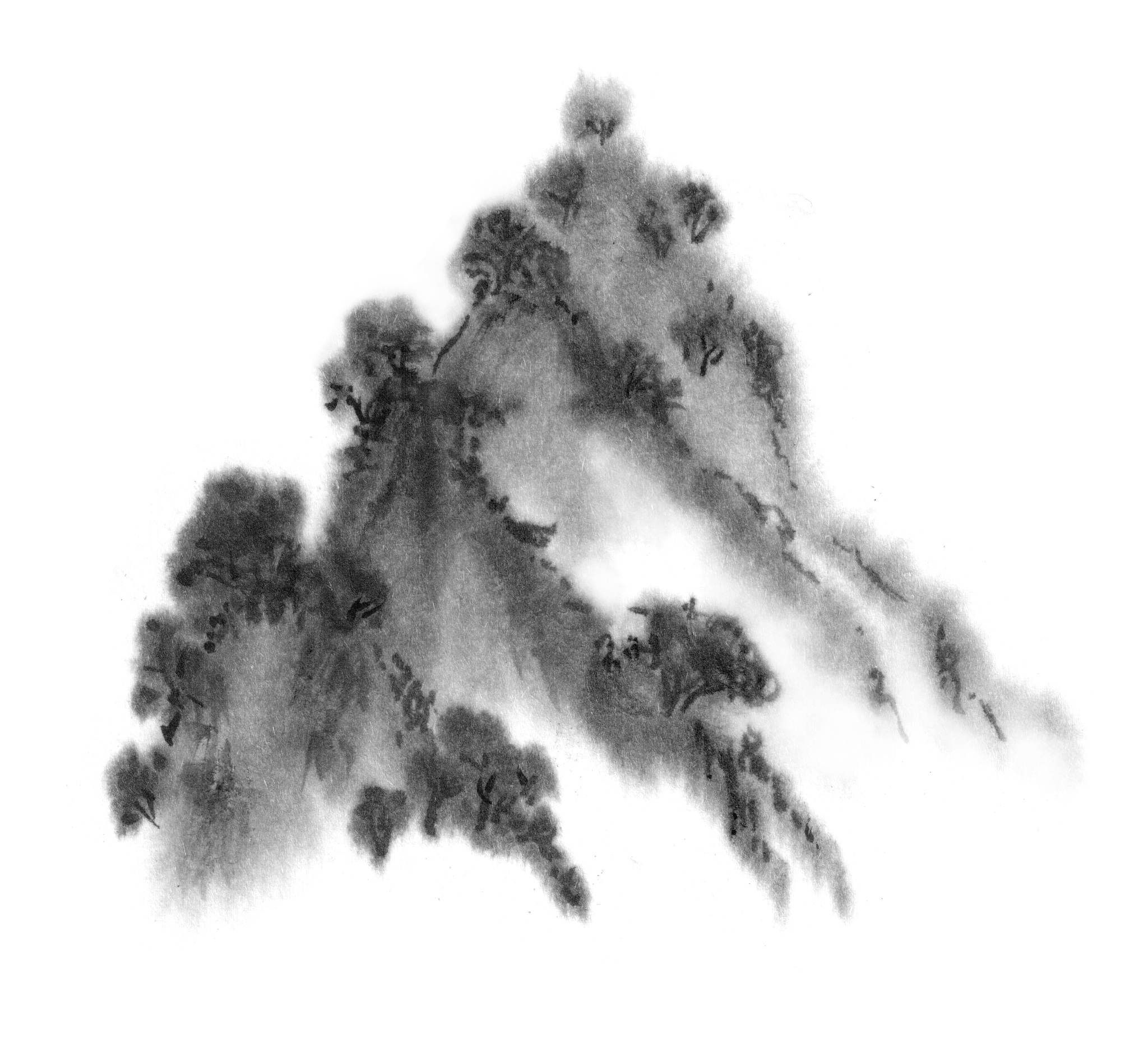 中国画墨笔皴法详解：技巧与应用