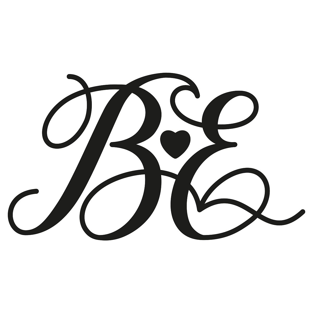 编写法中的字母b e.矢量图