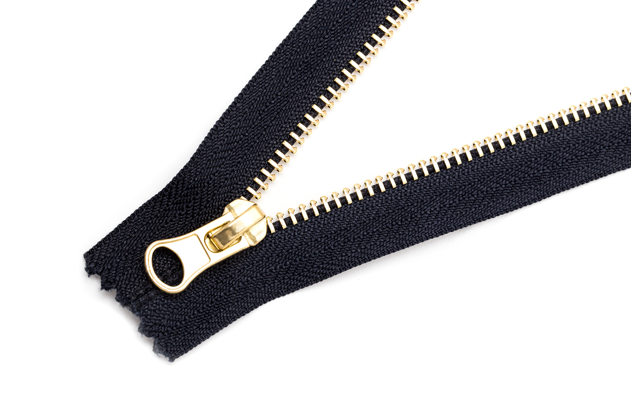 black lock on clothes on white background