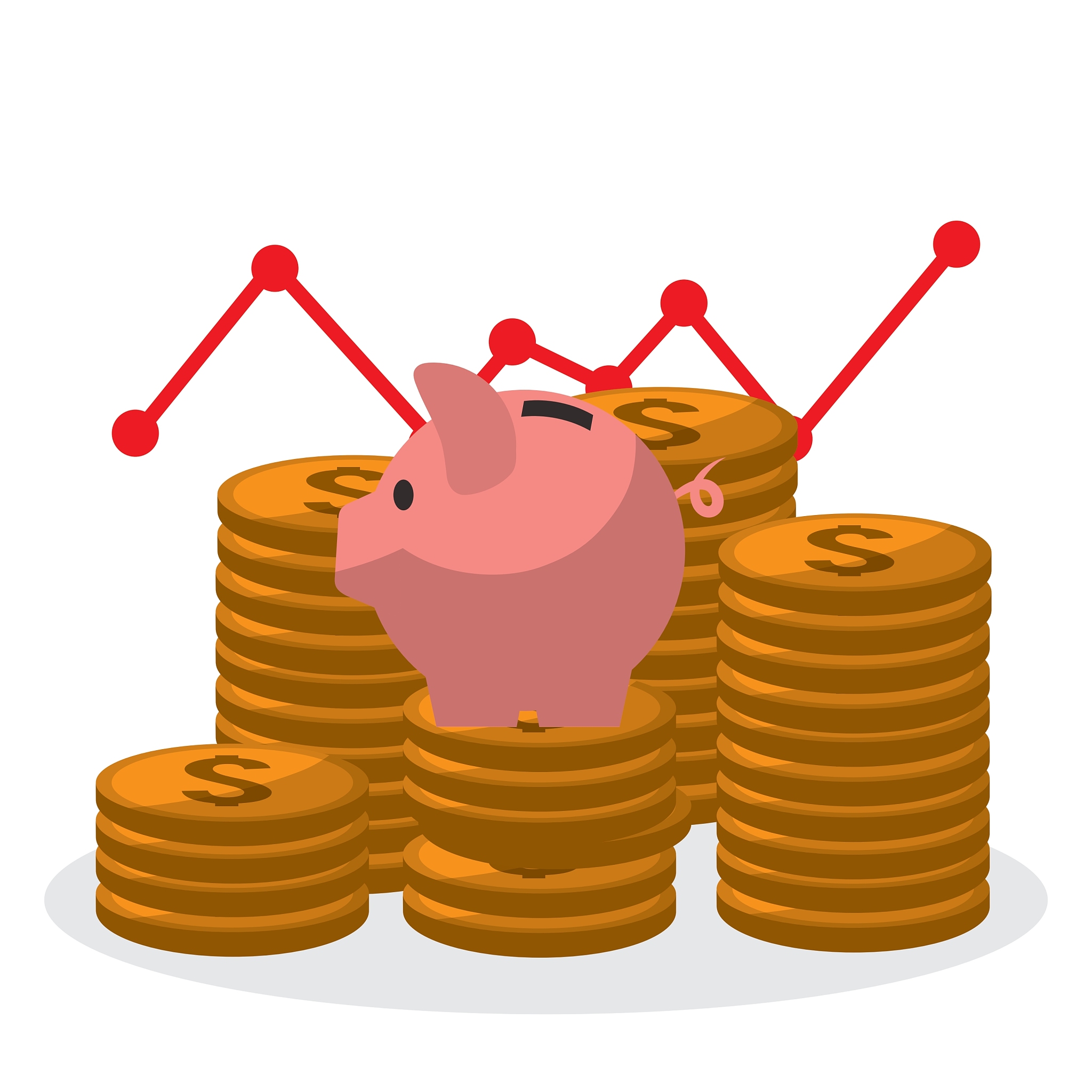 profit icons design