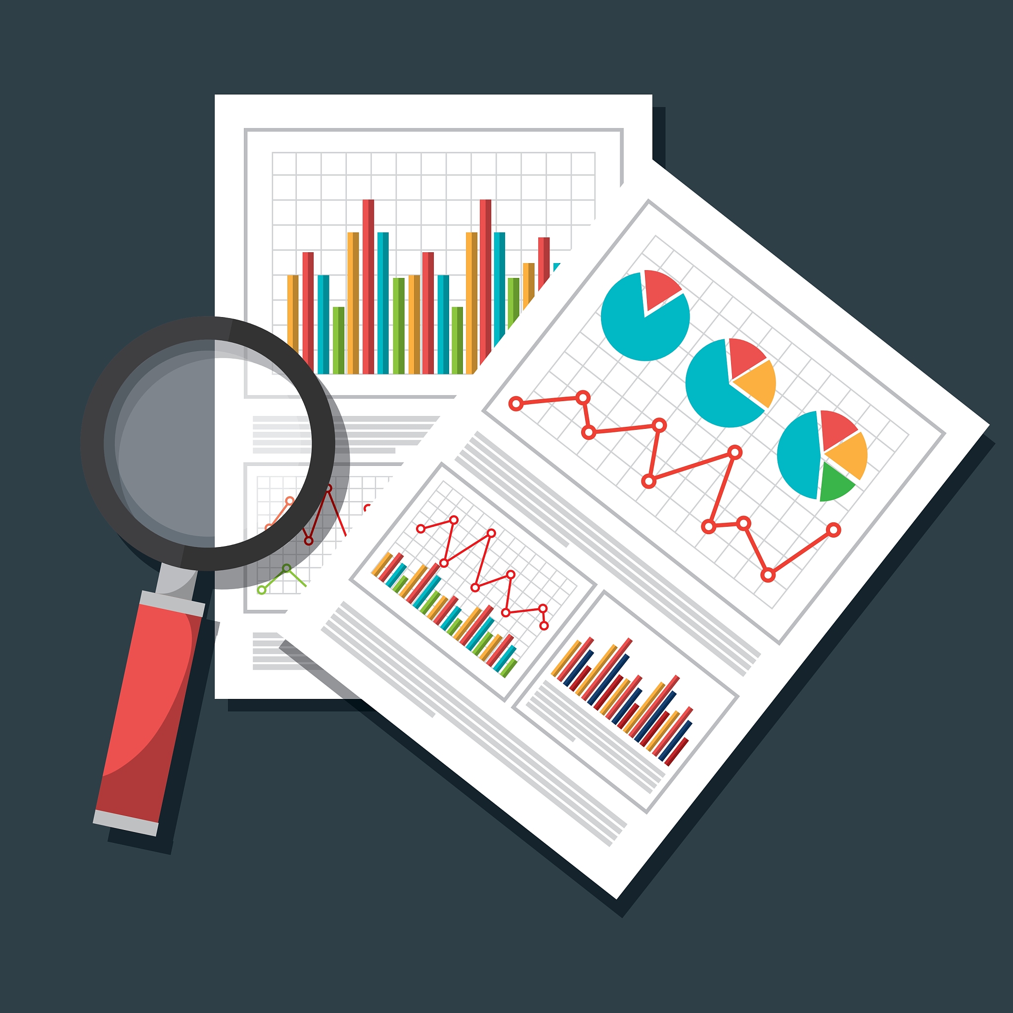 analitycs search and seo graphic