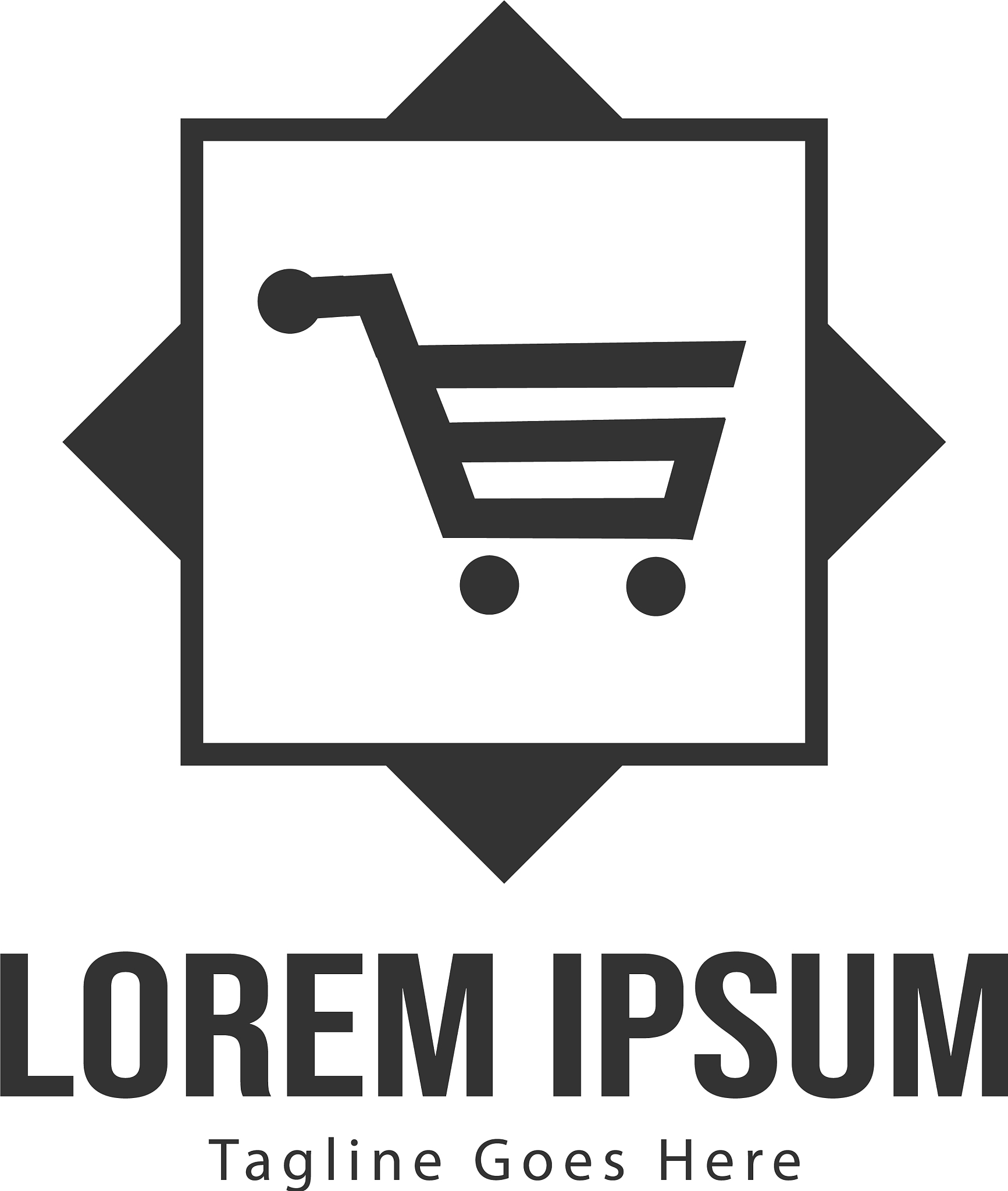 shopping logo template design shopping logo with