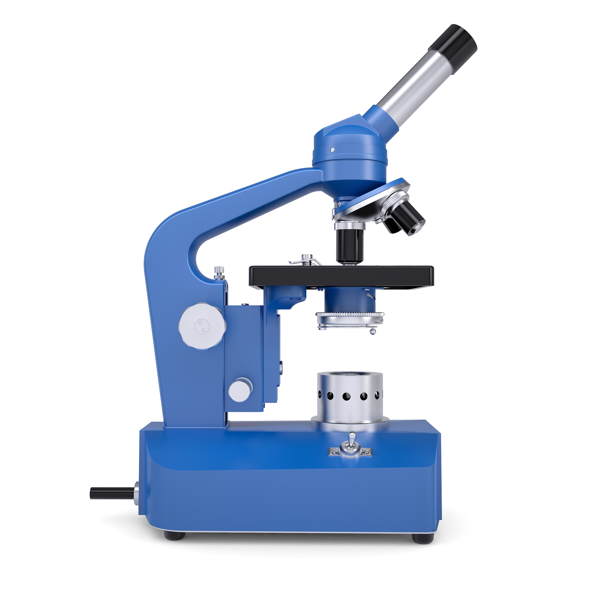 blue microscope