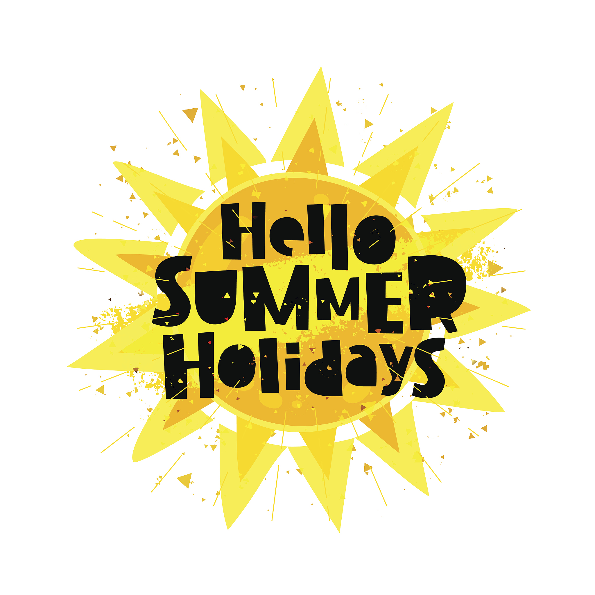 hello summer holidays. sun