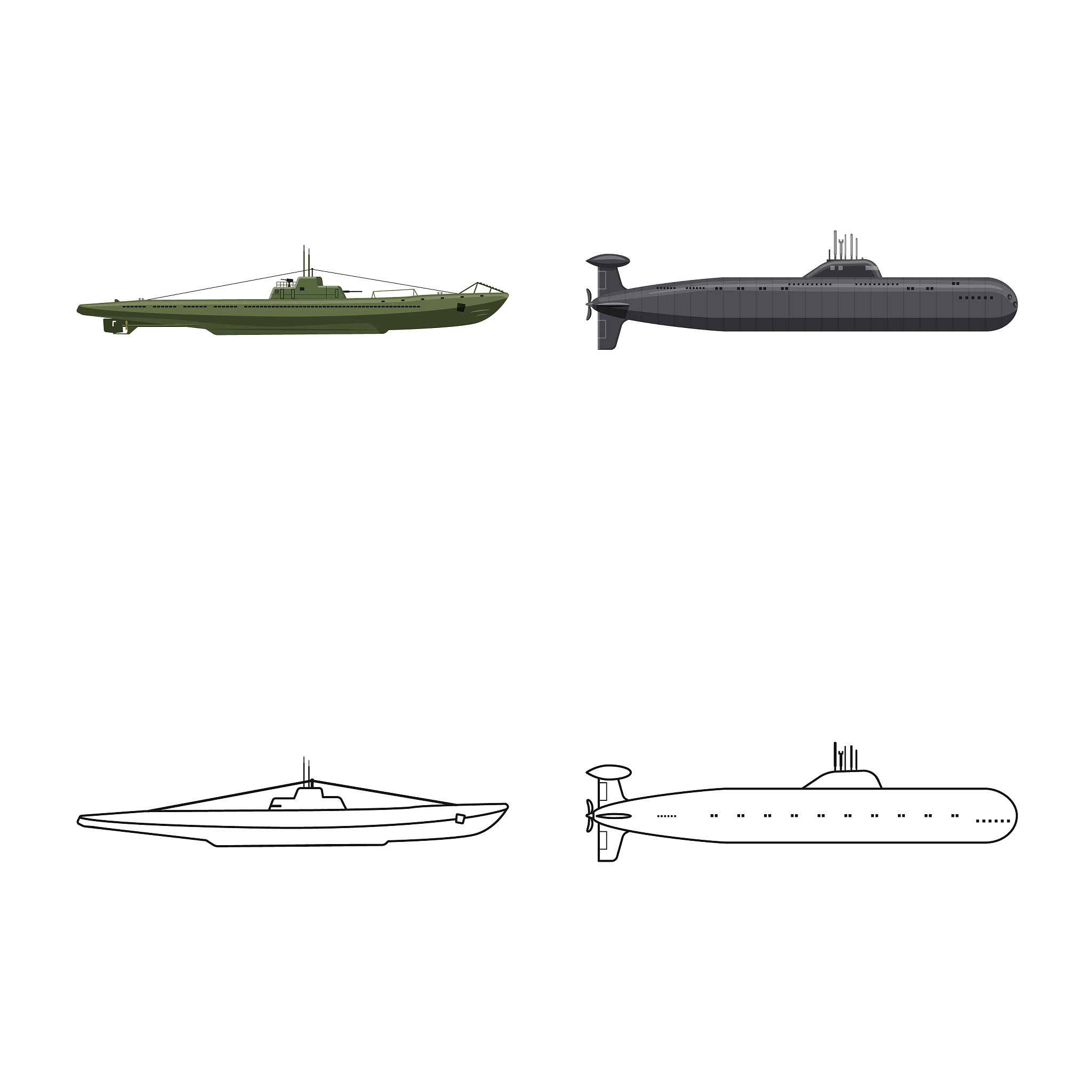 design war and ship logo collection of
