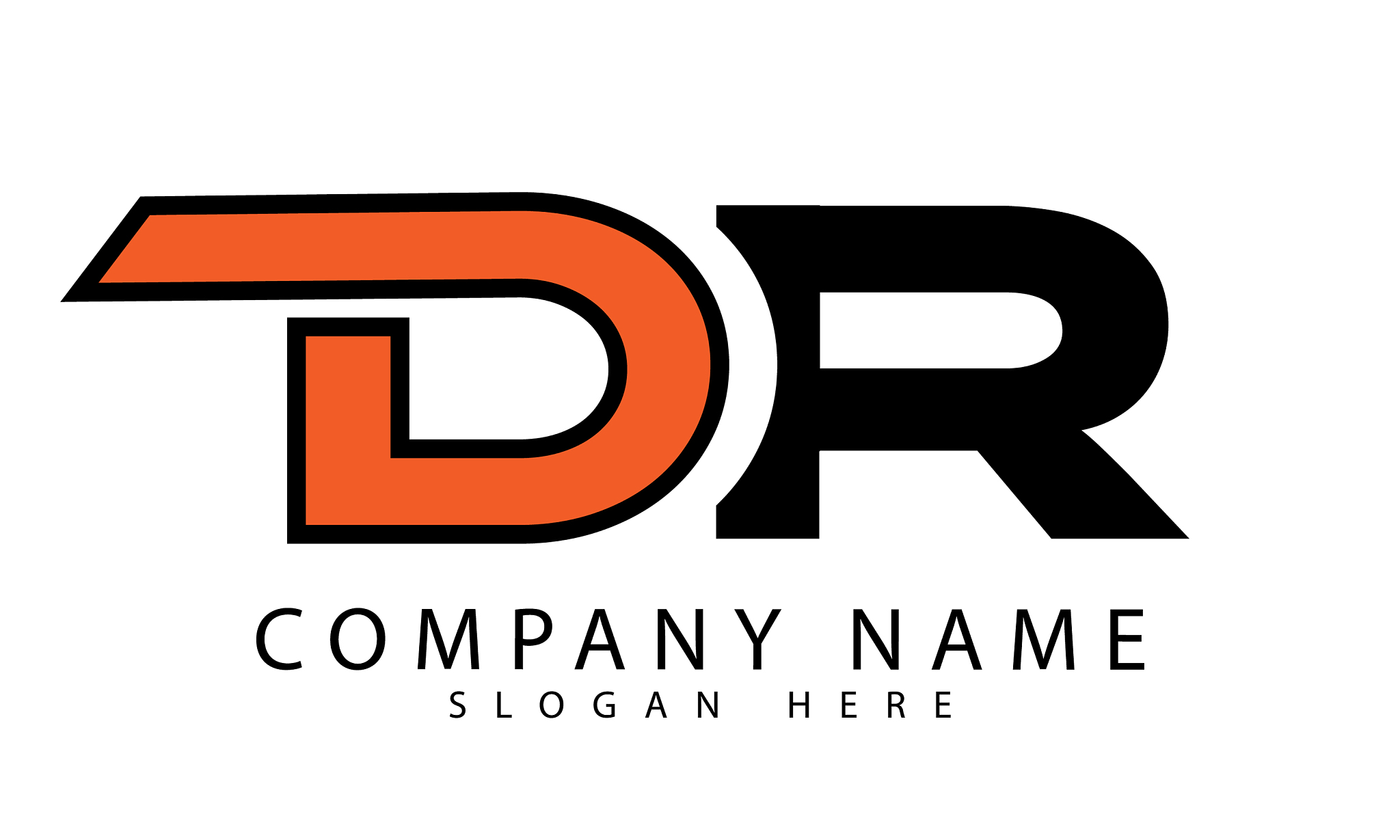 dr initial logo