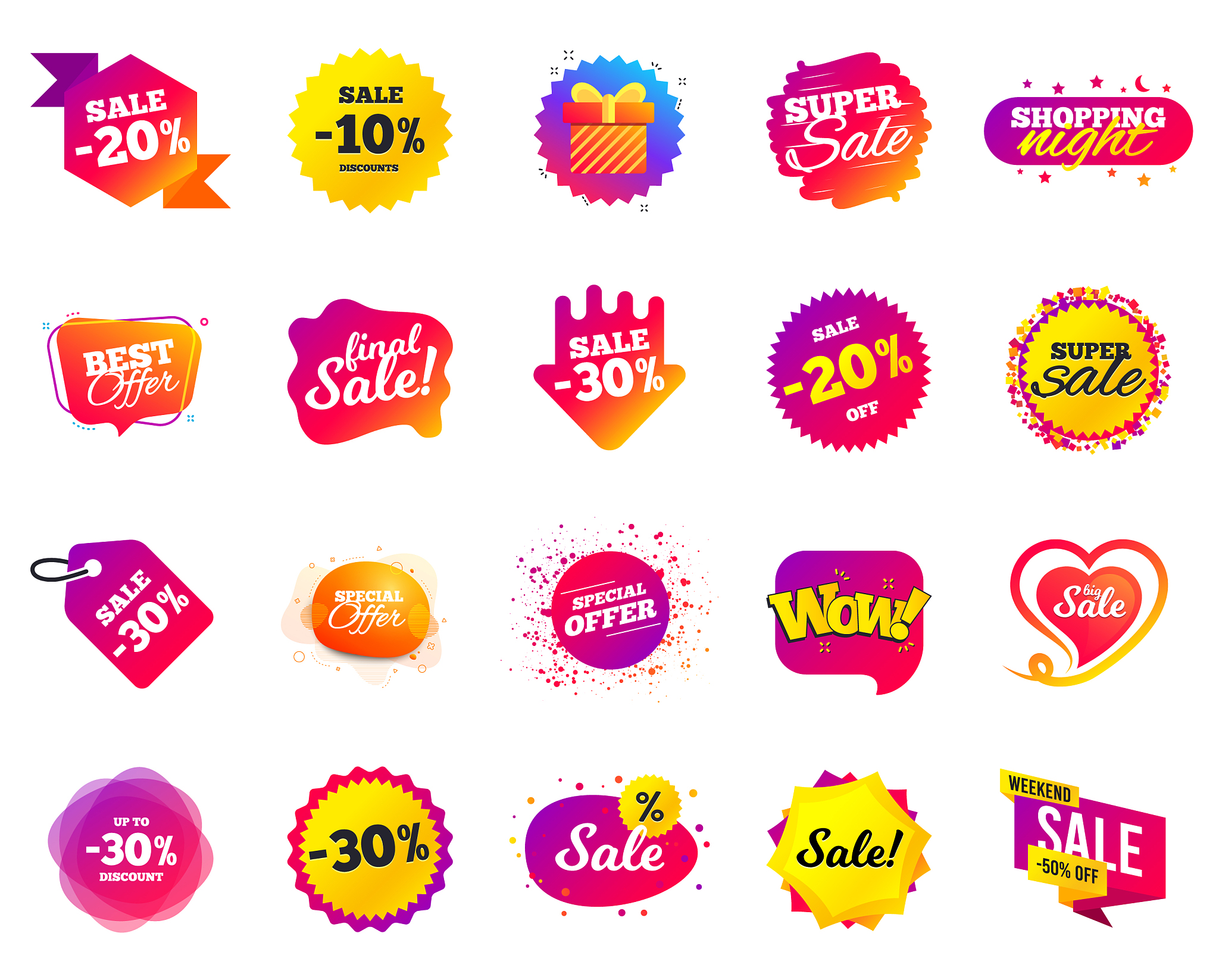 sale banner special offer template tags cyber