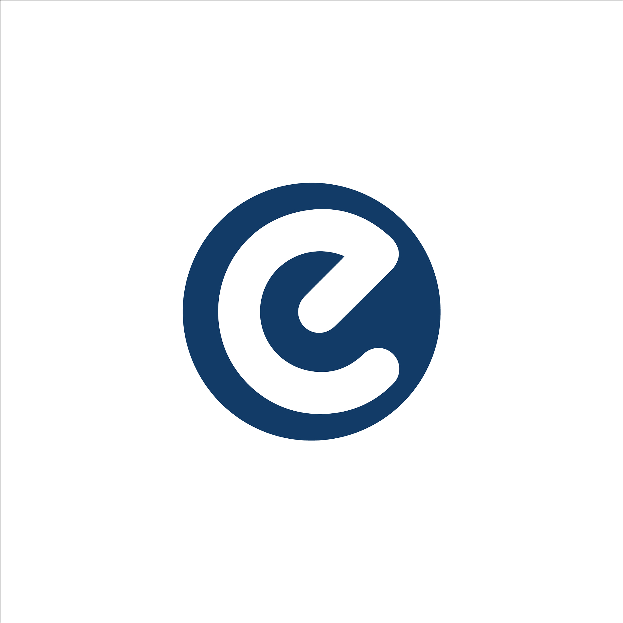initial letter e logo concept design