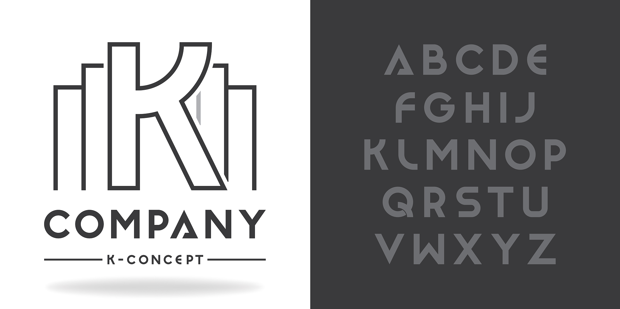 real estate, business logo template. font character design and f