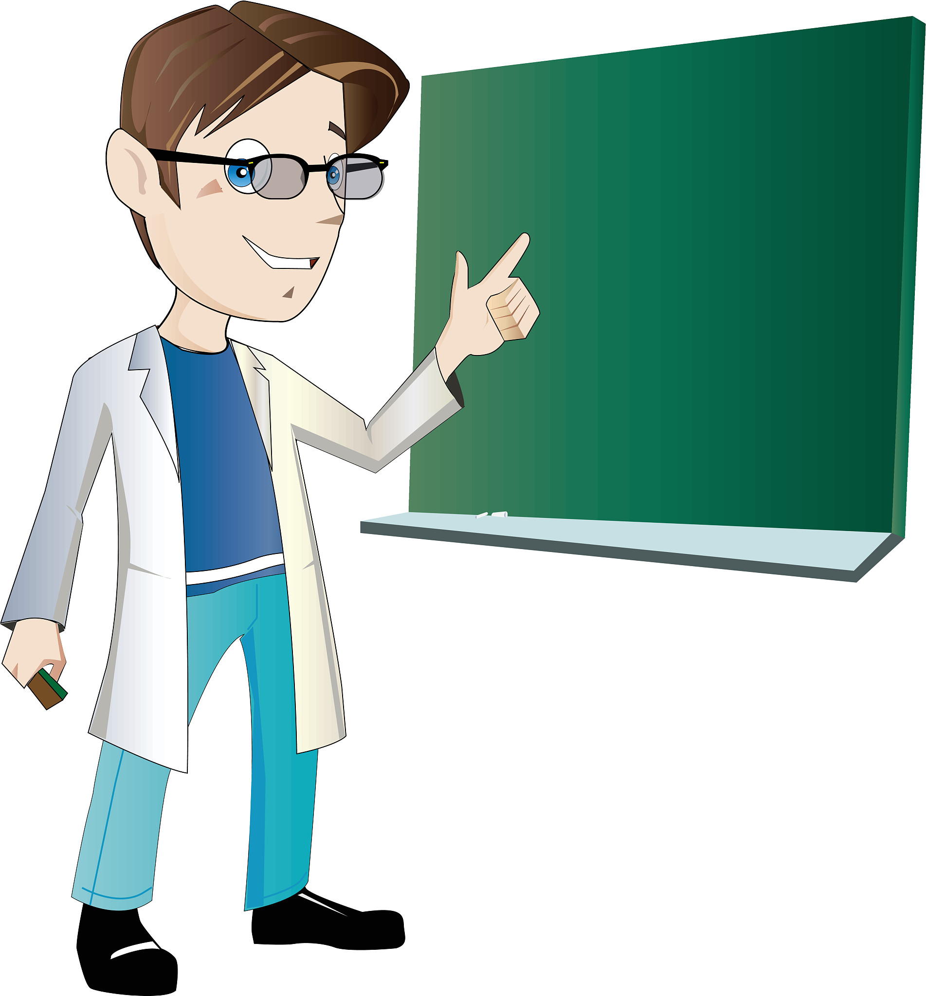 teacher at school