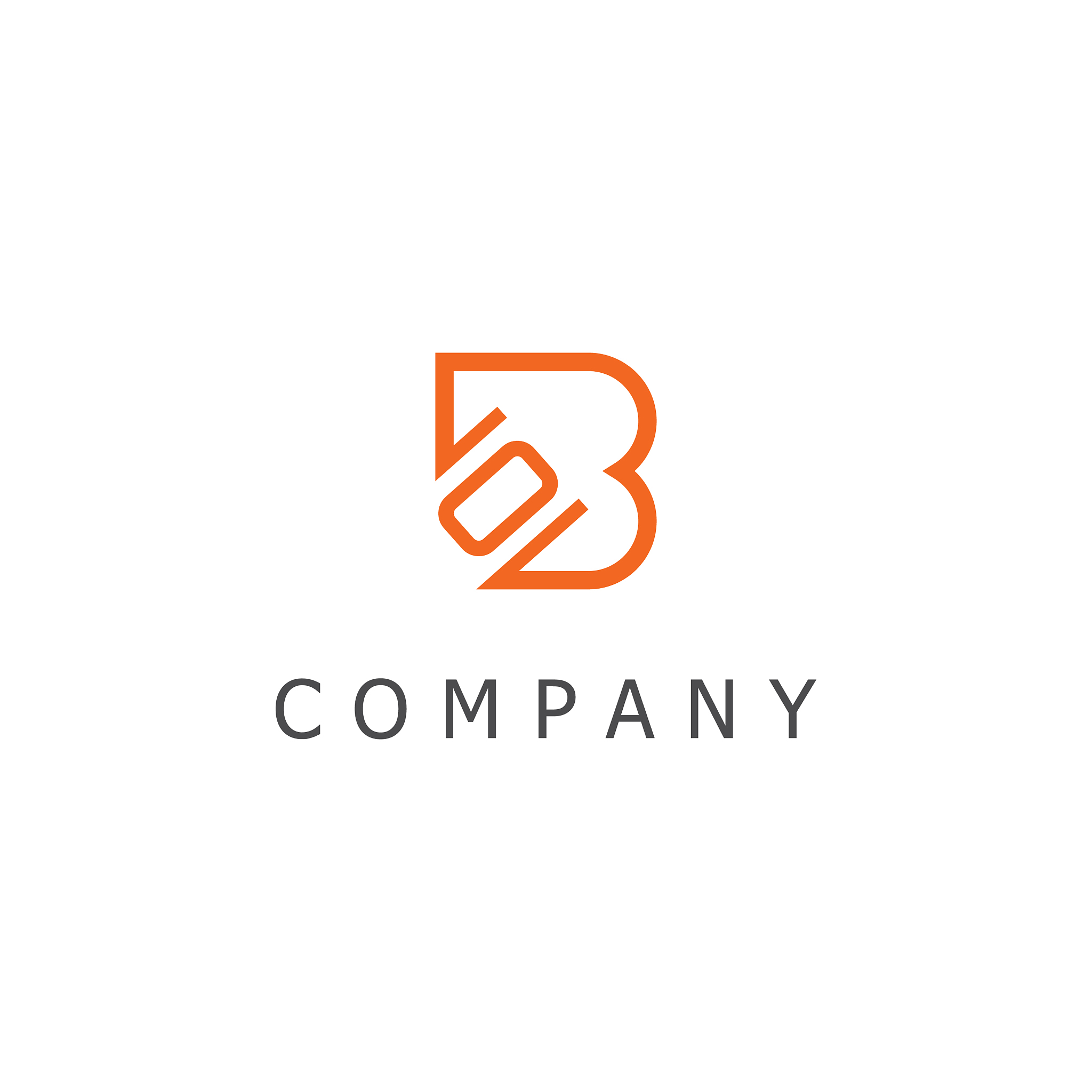 b logo