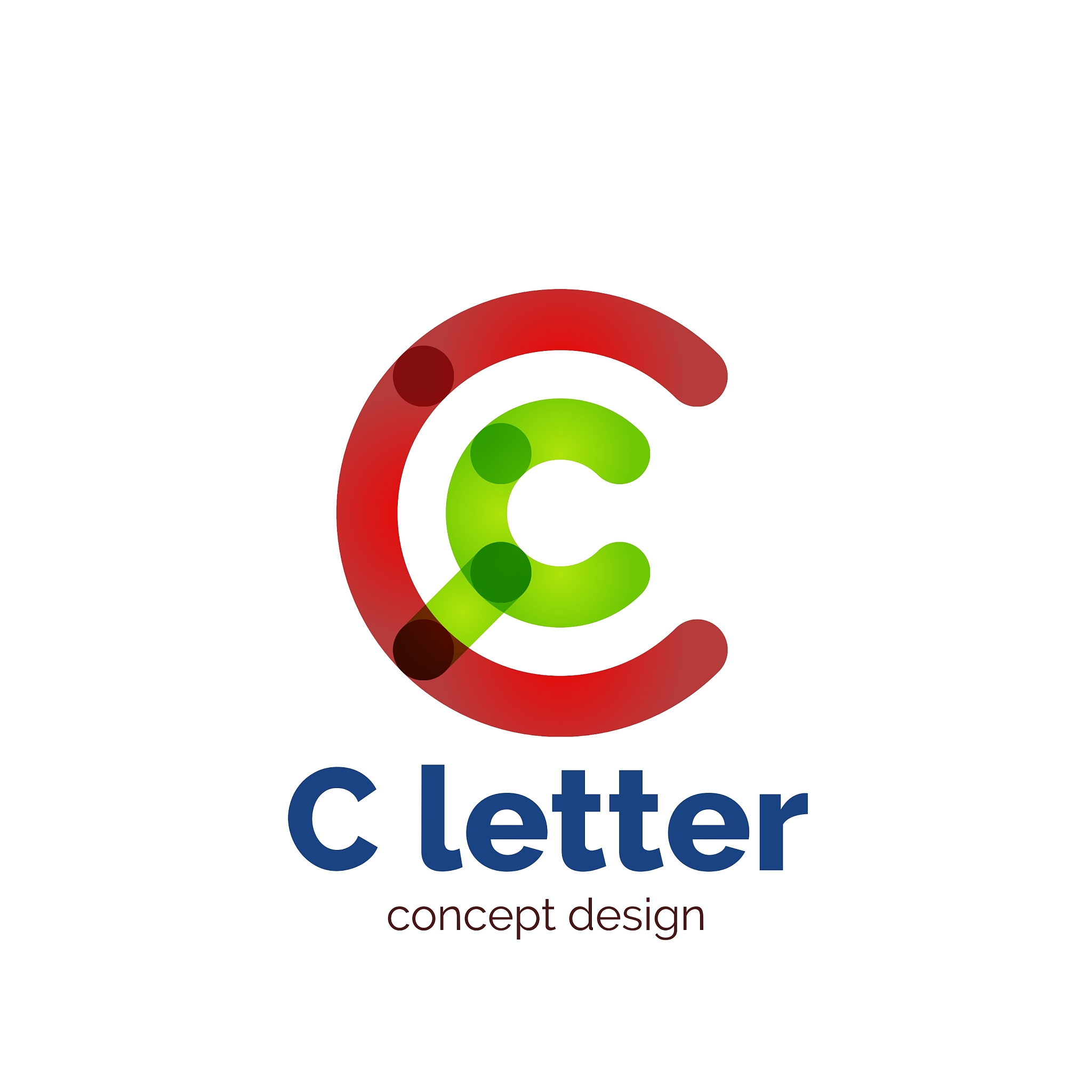 modern minimalistic letter concept logo