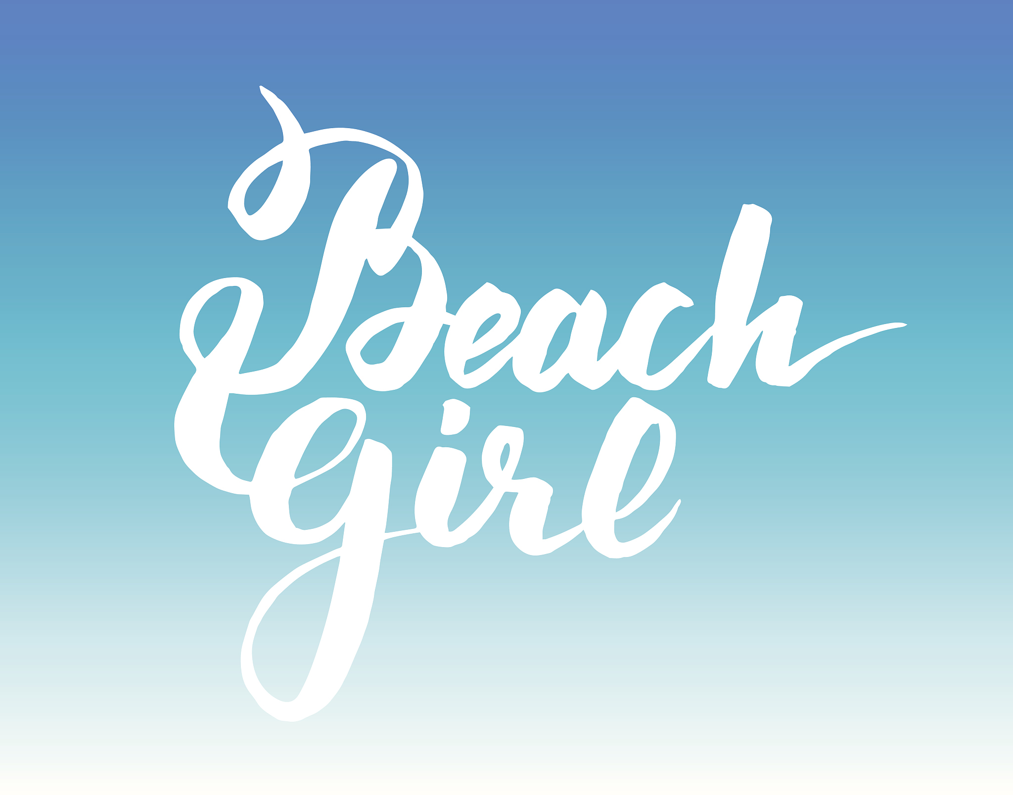 summer calligraphical design element for poster or flyer