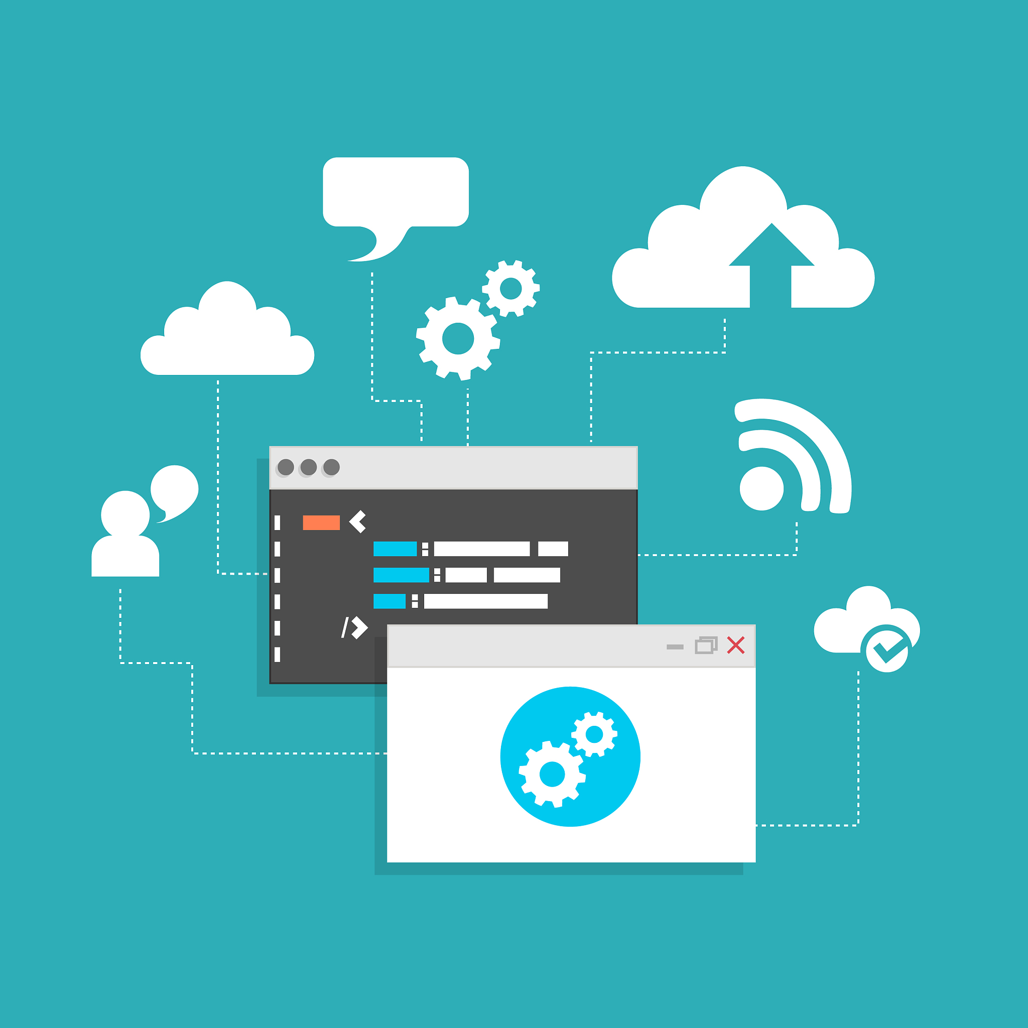 cloud service infographics