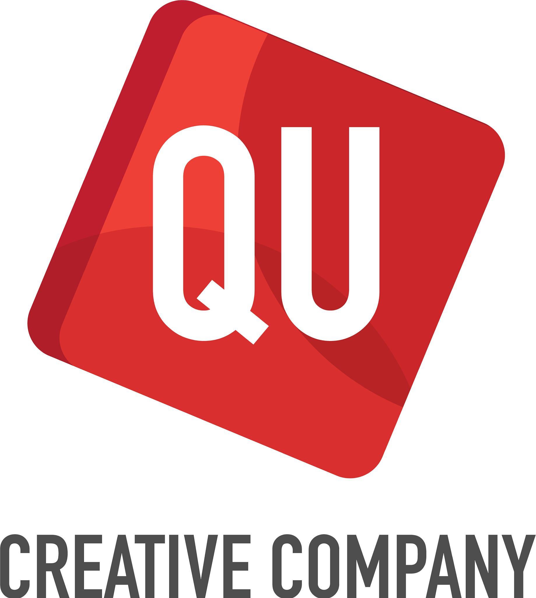 initial letter qu logo template design