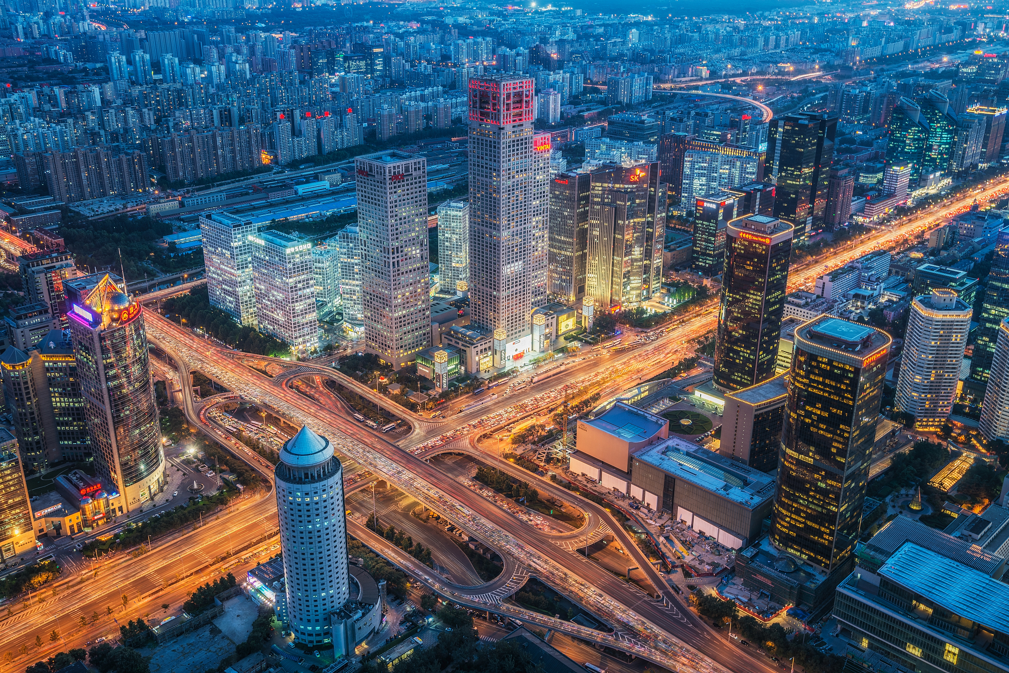<strong>北京</strong>,cbd,都市风光,黄昏,著名景点,旅游目的地,商务,留白,长时间曝光