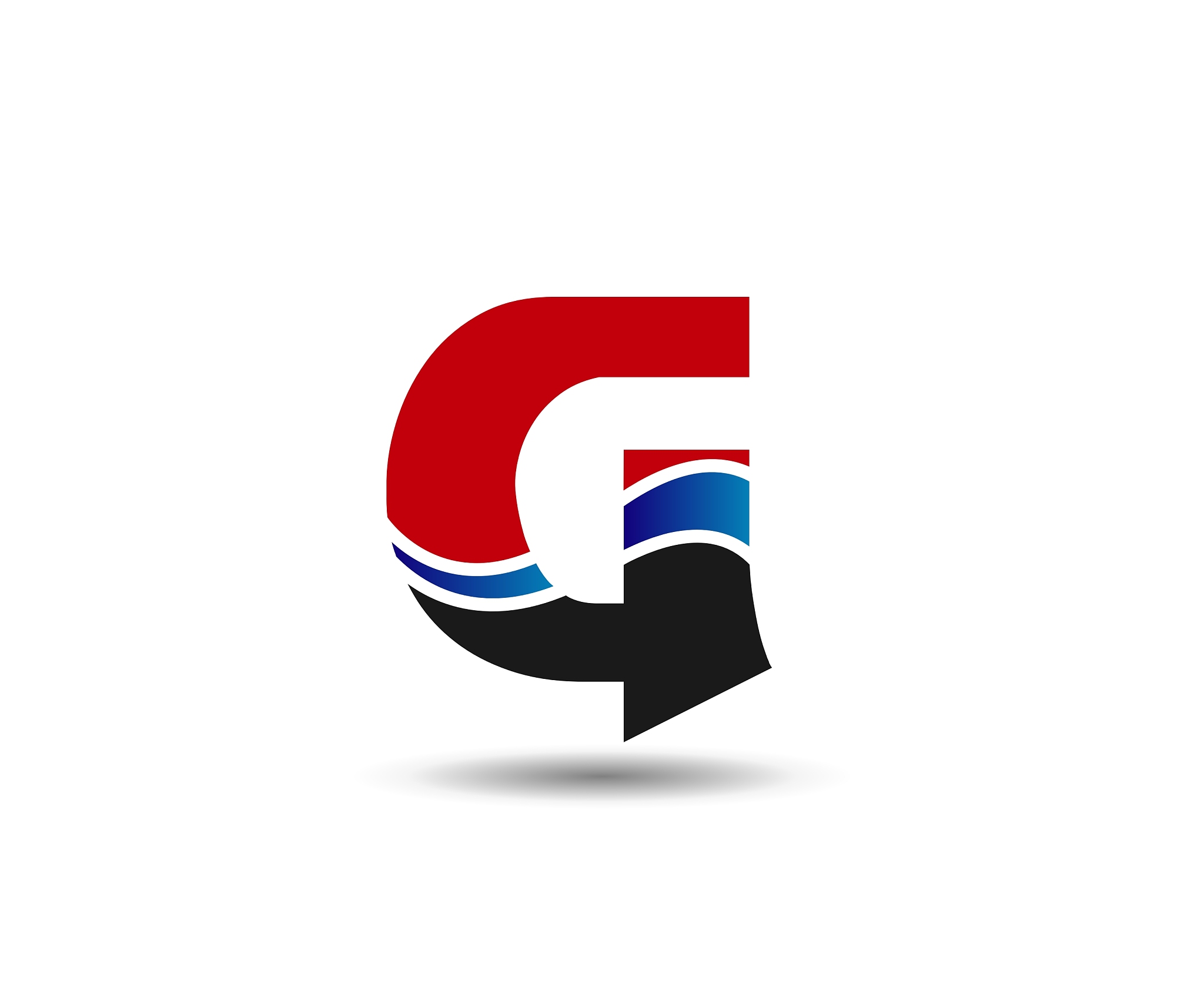 letter g logo icon design template elements