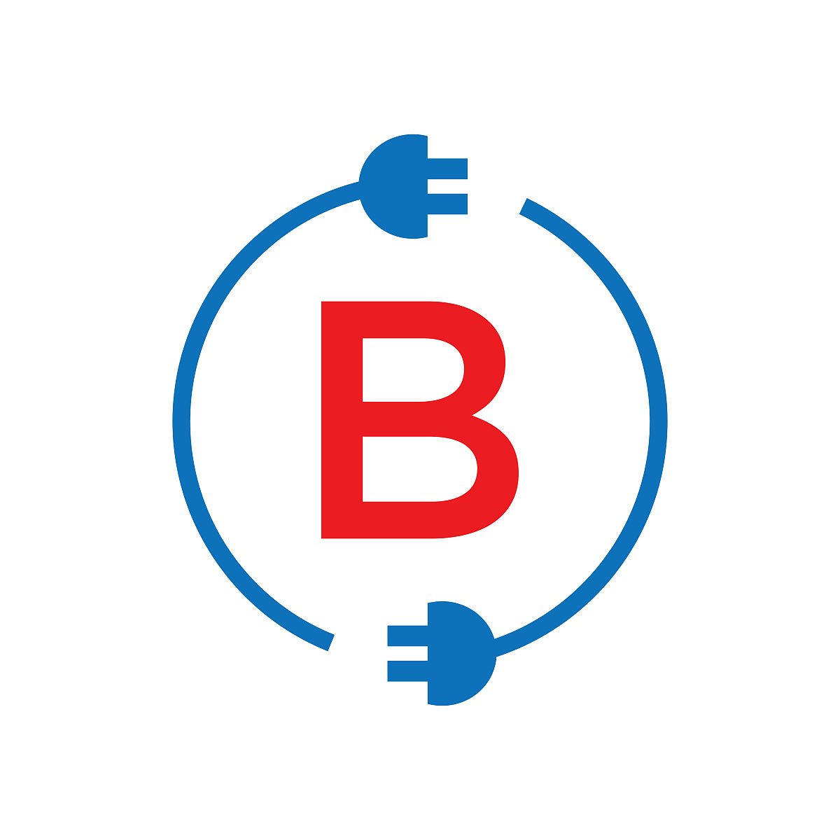 雷电字母b电力标志.电气工业,电力标志,电力螺栓上的b字母标志矢量电