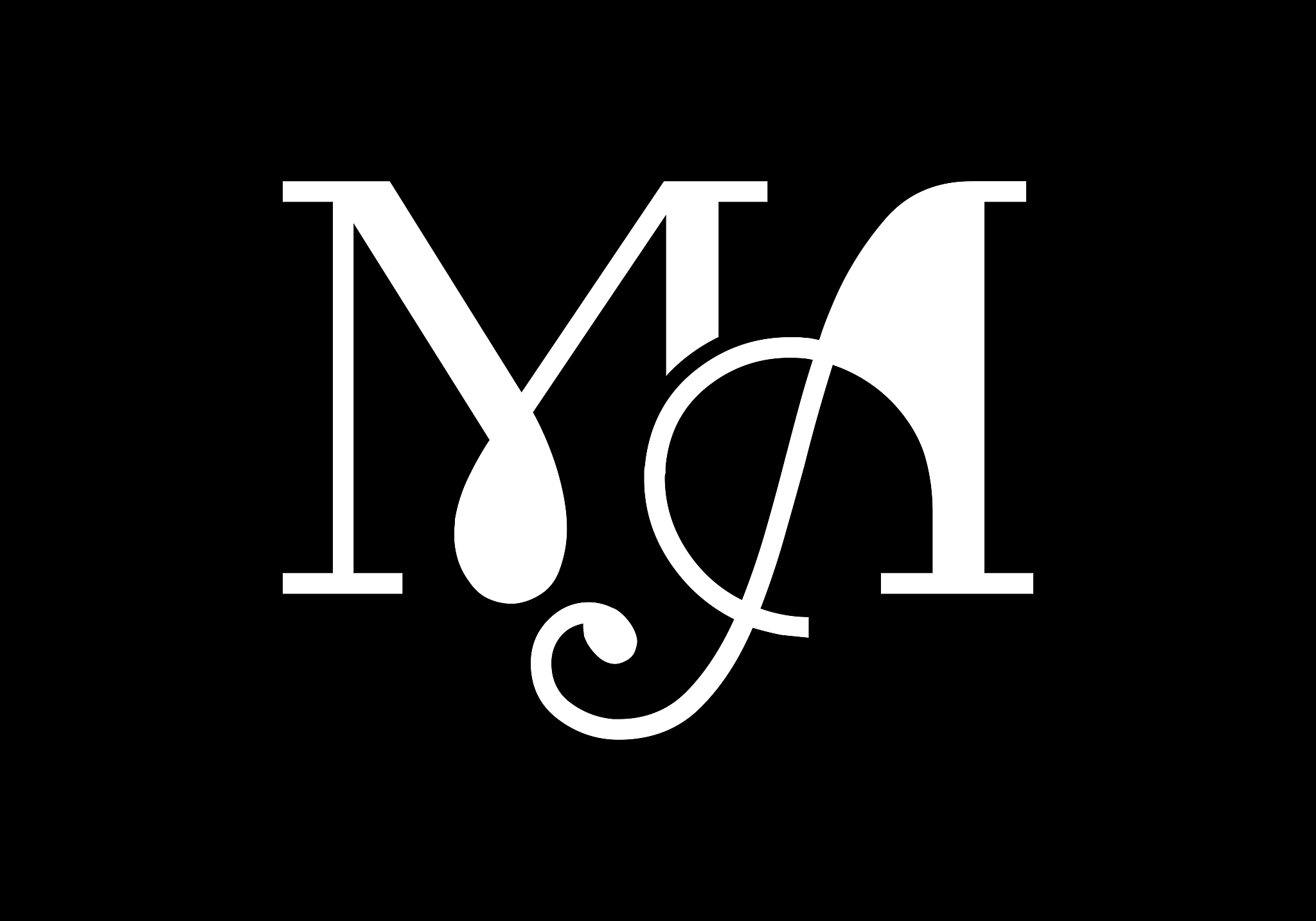 m a ma initial letter logo design vector template